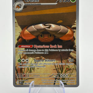 Pokemon TCG Crustle 186/182 IR Destined Rivals NM FRENLY BRICKS - Open 7 Days