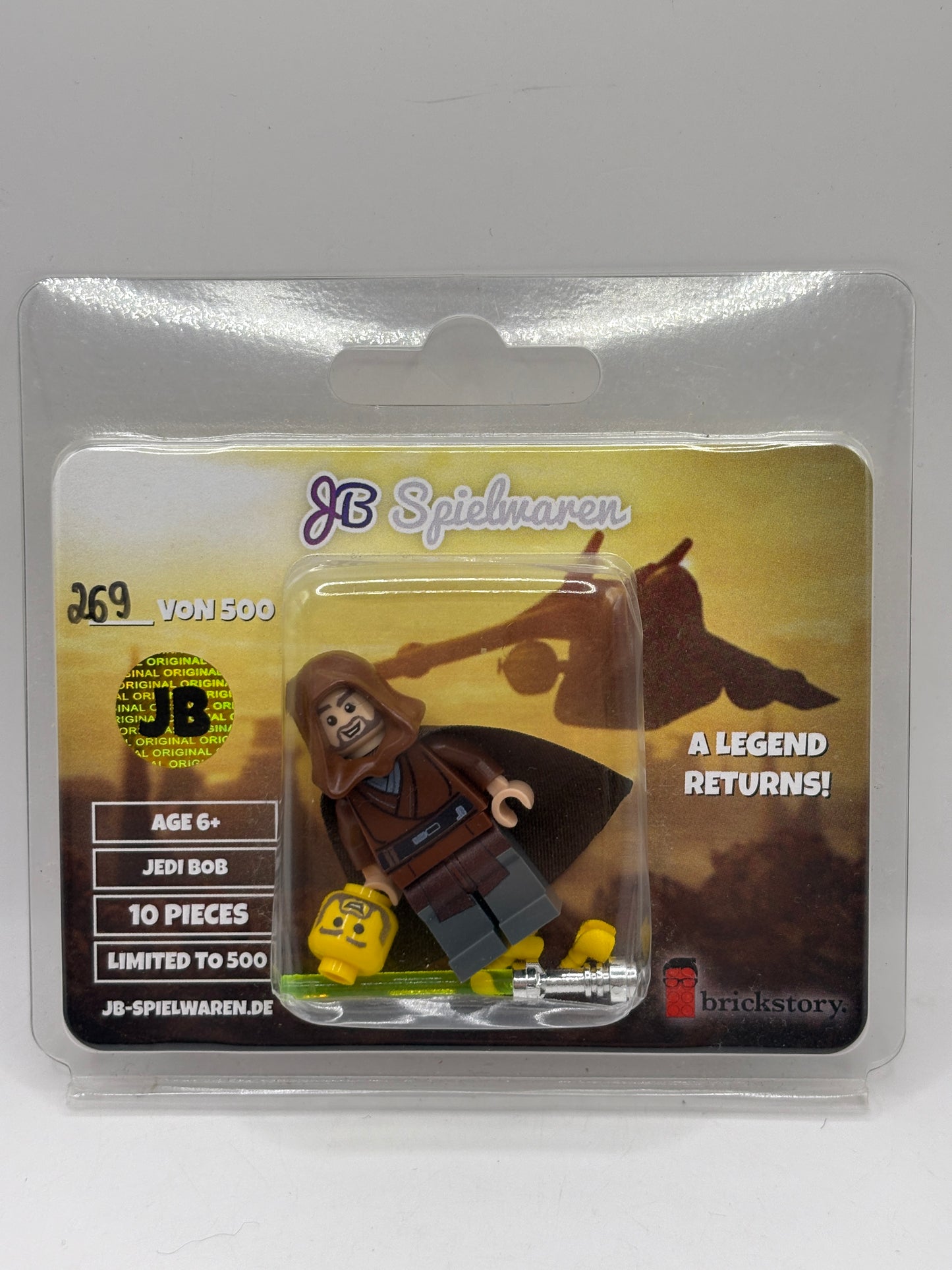 Lego Star Wars Custom JB Spielwaren Jedi Bob Minifigure Limited to 500