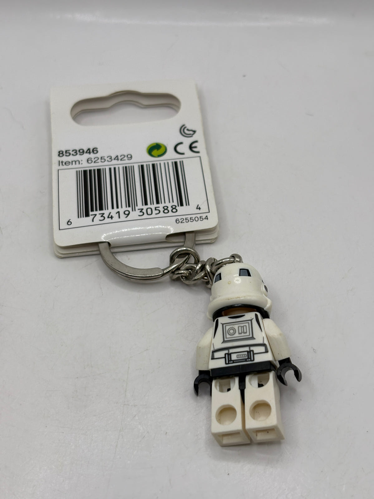 Lego Star Wars Key Chain 853946 New Stormtrooper Minifigure Lego Storm Trooper, photo 2 image 2