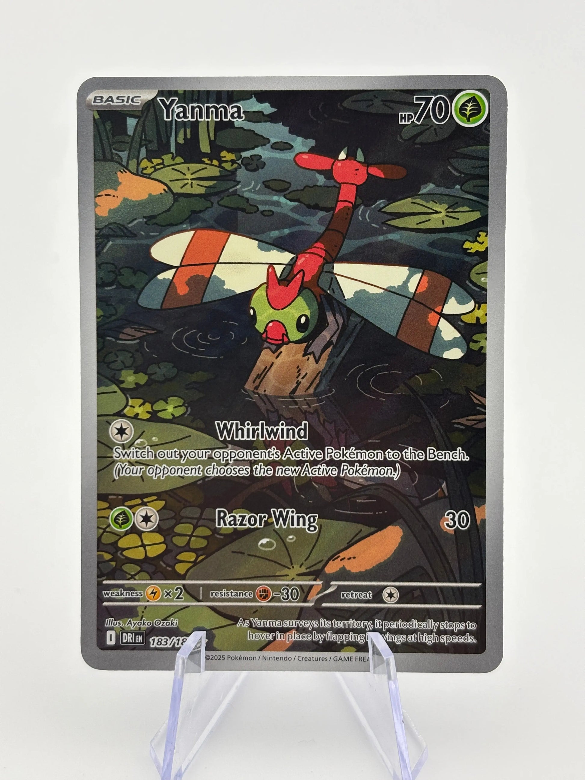 Pokèmon TCG Yanma 183/182 Destined Rivals IR NM FRENLY BRICKS - Open 7 Days