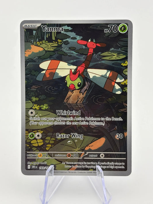 Pokèmon TCG Yanma 183/182 Destined Rivals IR NM FRENLY BRICKS - Open 7 Days