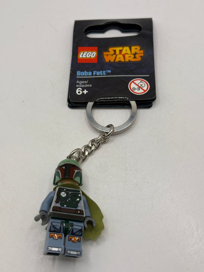 Lego Star Wars Boba Fett Key Chain 850998 Retired, New with Tag, 2014
