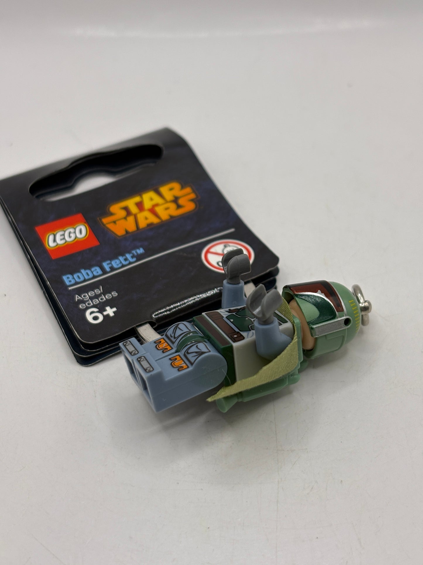 Lego Star Wars Boba Fett Key Chain 850998 Retired, New with Tag, 2014