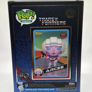Funko POP! Digital Transformers #265 Arcee NFT Release 2000 Pieces FRENLY BRICKS - Open 7 Days
