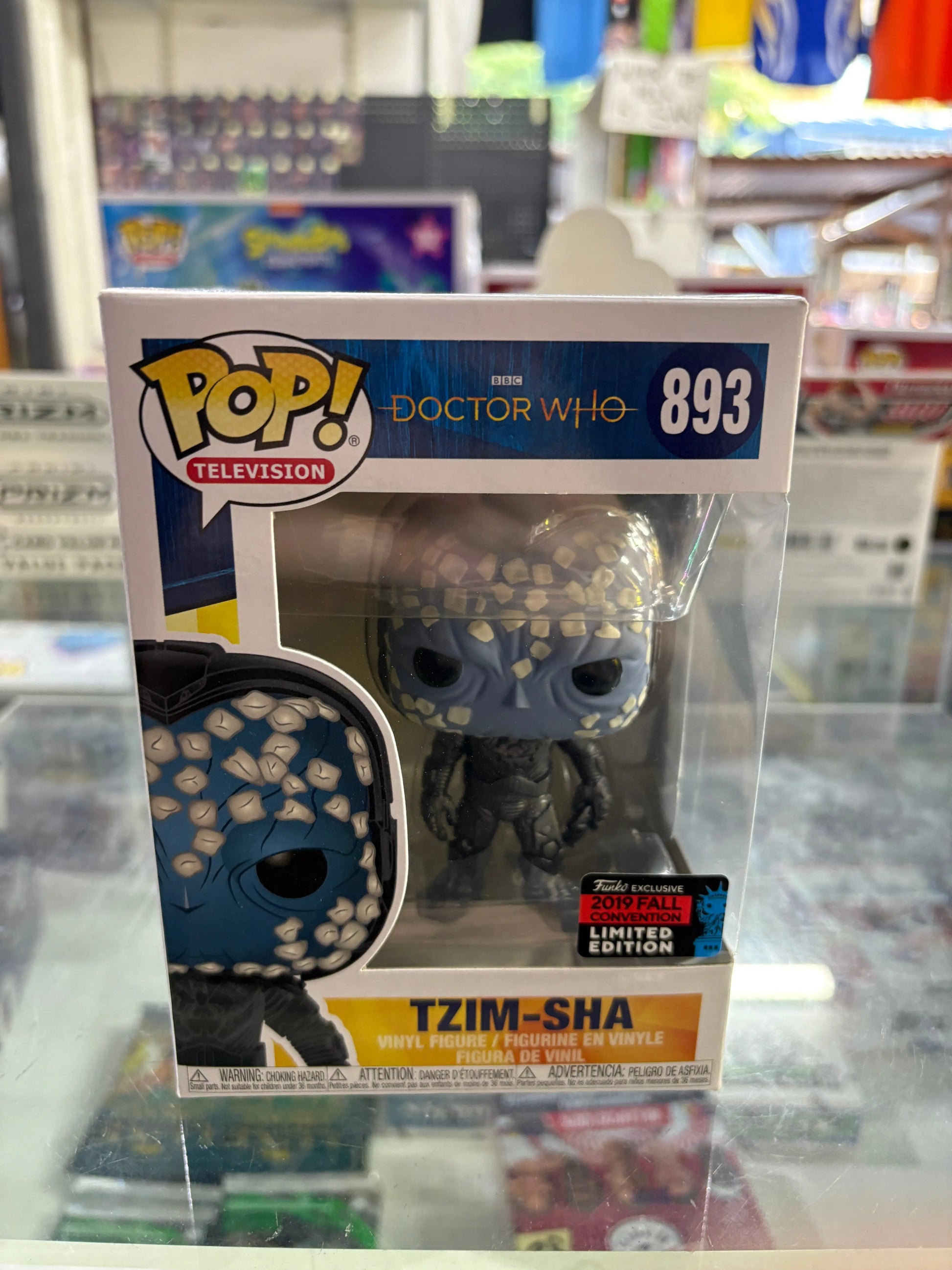 FUNKO POP! Television Doctor Who Tzim-Sha #893 Convention Exclusive FRENLY BRICKS - Open 7 Days