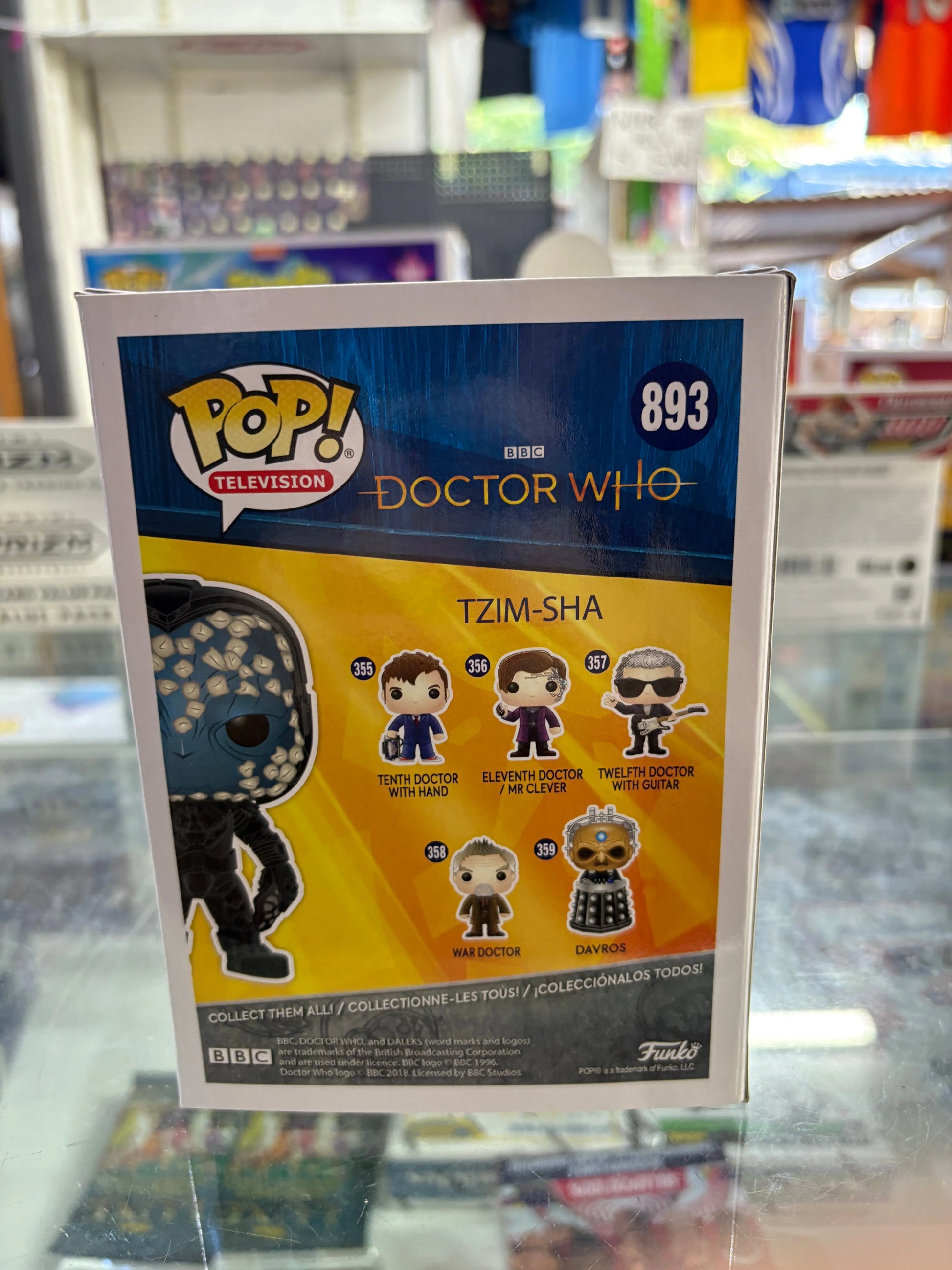 FUNKO POP! Television Doctor Who Tzim-Sha #893 Convention Exclusive FRENLY BRICKS - Open 7 Days