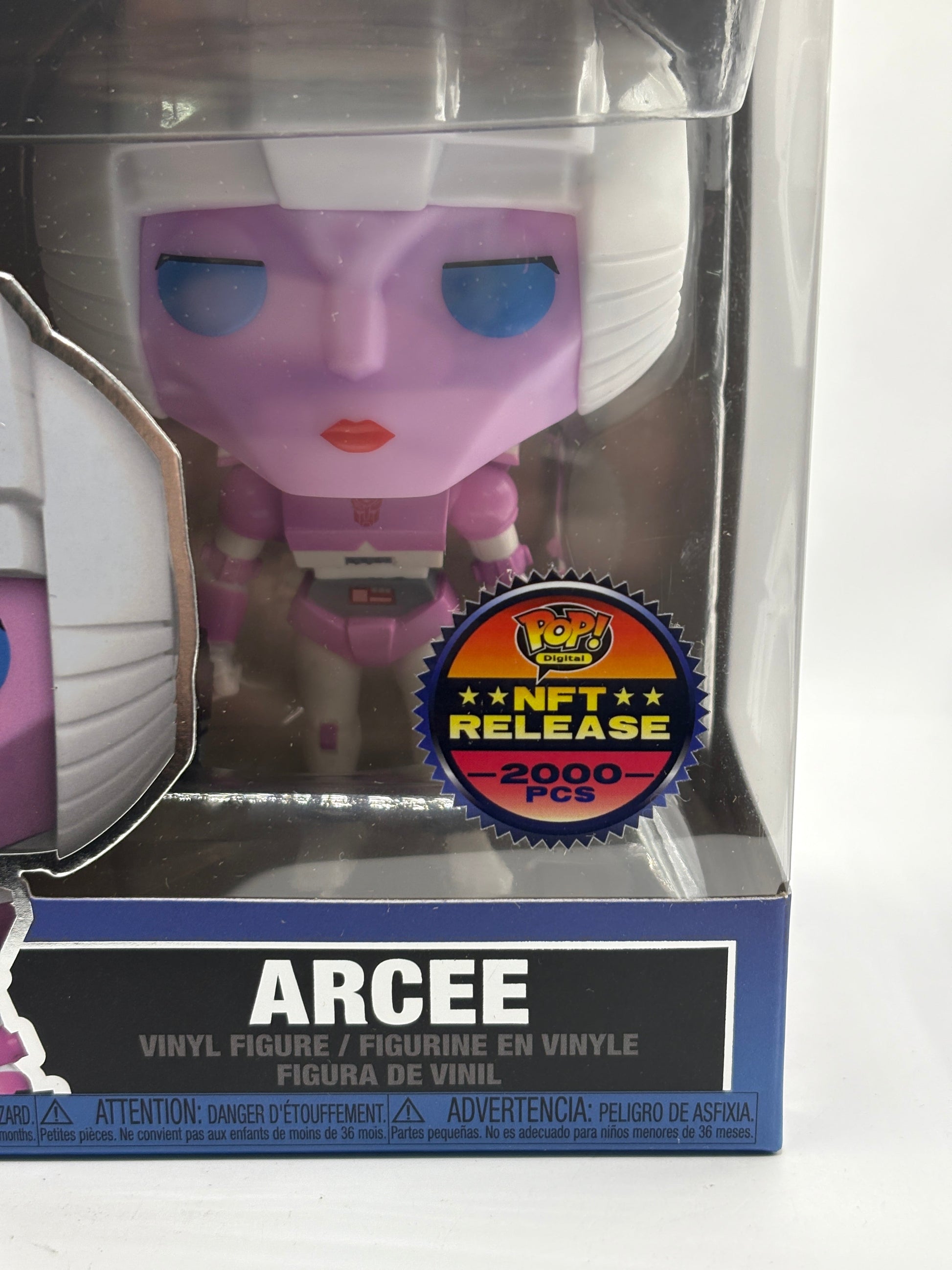 Funko POP! Digital Transformers #265 Arcee NFT Release 2000 Pieces FRENLY BRICKS - Open 7 Days