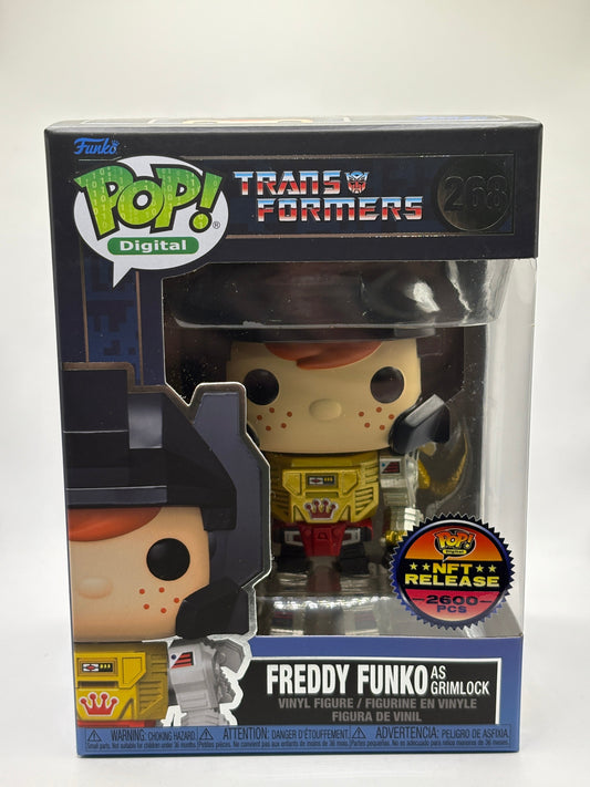 Funko POP! Digital Transformers #268 Freddy Funko as Grimlock NFT 2600 Pieces FRENLY BRICKS - Open 7 Days