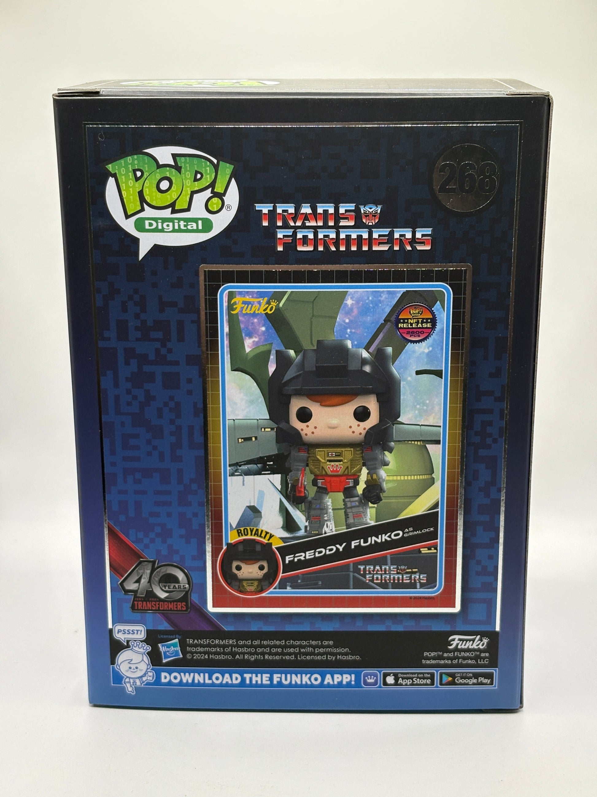 Funko POP! Digital Transformers #268 Freddy Funko as Grimlock NFT 2600 Pieces FRENLY BRICKS - Open 7 Days