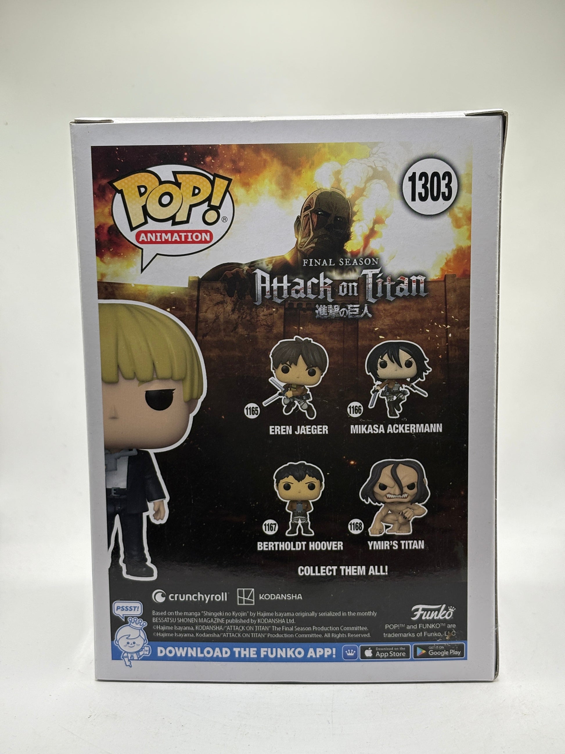 Funko POP! Animation Attack on Titan #1303 Yelena Special Edition FRENLY BRICKS - Open 7 Days