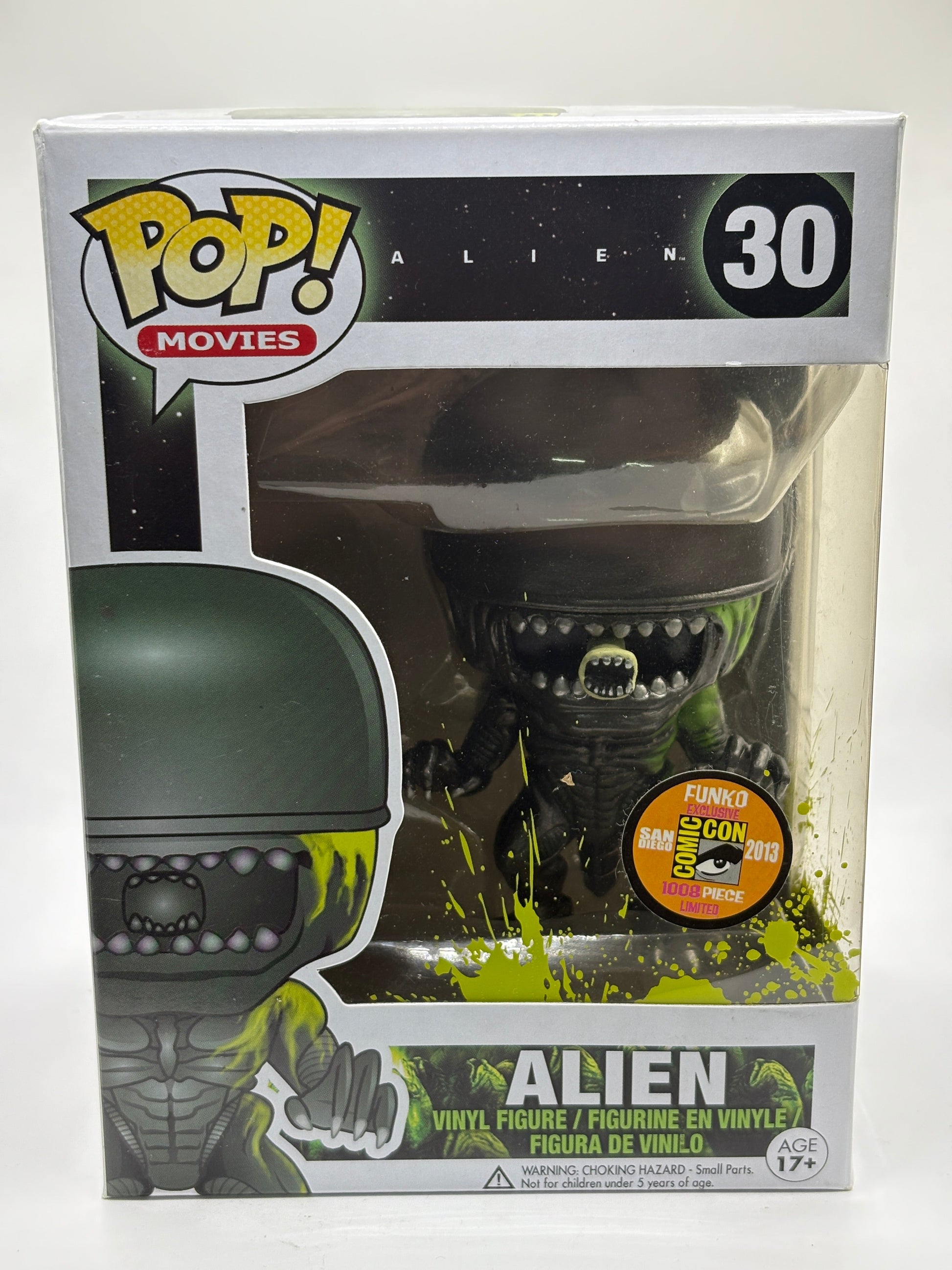 Funko POP! Movies Alien #30 Alien SDCC 2013 Exclusive 1008 Piece Limited FRENLY BRICKS - Open 7 Days