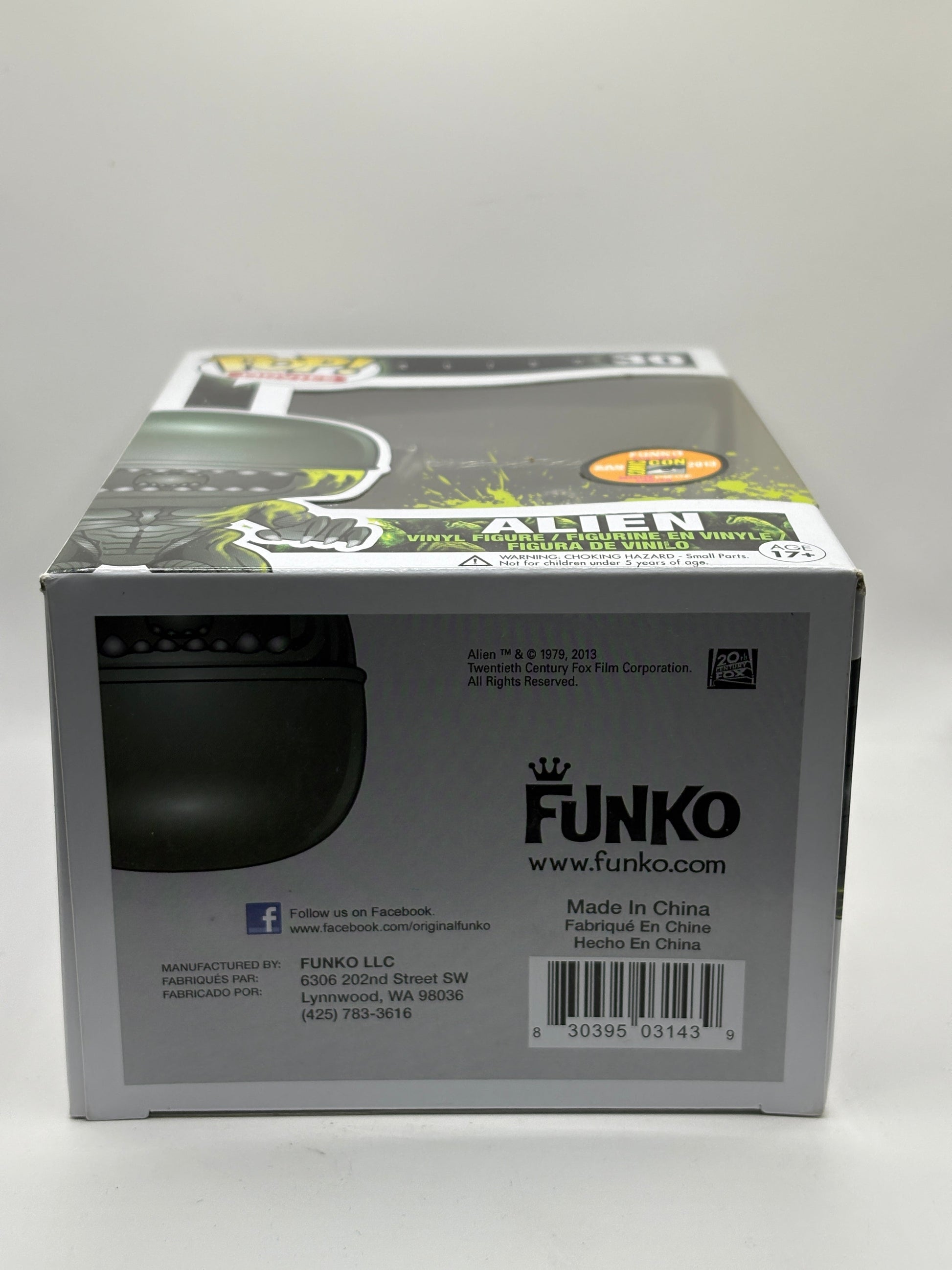 Funko POP! Movies Alien #30 Alien SDCC 2013 Exclusive 1008 Piece Limited FRENLY BRICKS - Open 7 Days