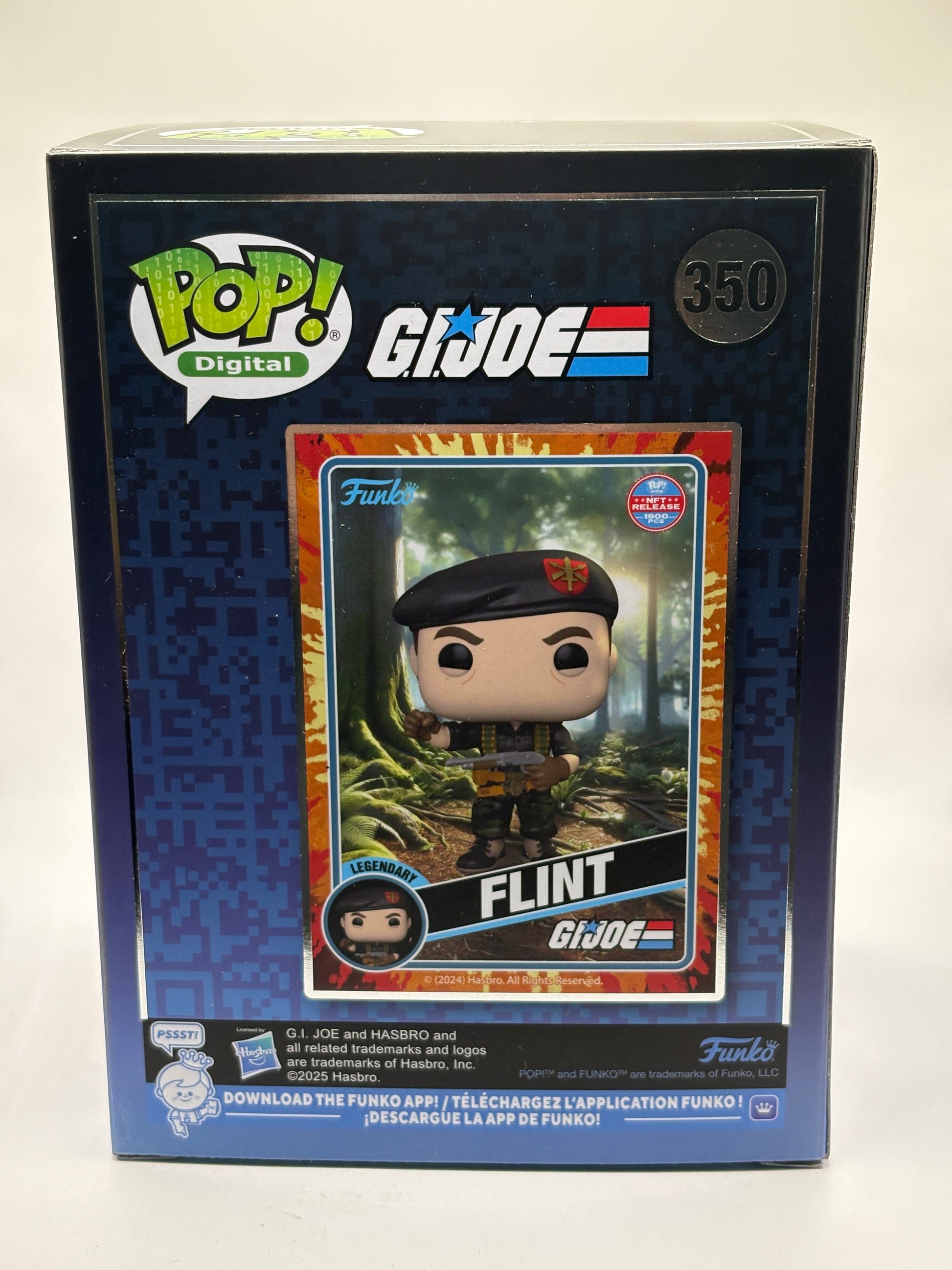 Funko POP! Digital G.I.Joe #350 Flint NFT Release 1900 Pieces FRENLY BRICKS - Open 7 Days