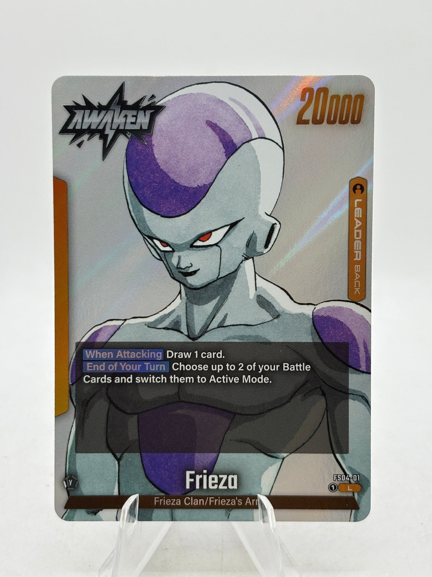 Dragon Ball Super Fusion World - Frieza FS04-01 Leader Manga Booster FRENLY BRICKS - Open 7 Days
