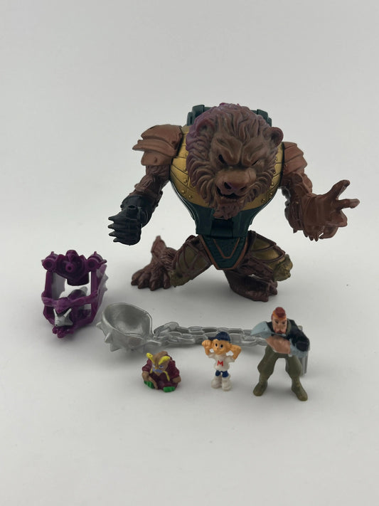 Mighty Max Battle Warriors Conqueror Lion #2 1993 FRENLY BRICKS - Open 7 Days