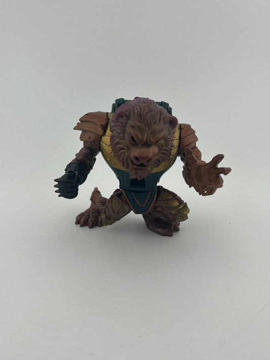 Mighty Max Battle Warriors Conqueror Lion #2 1993 FRENLY BRICKS - Open 7 Days