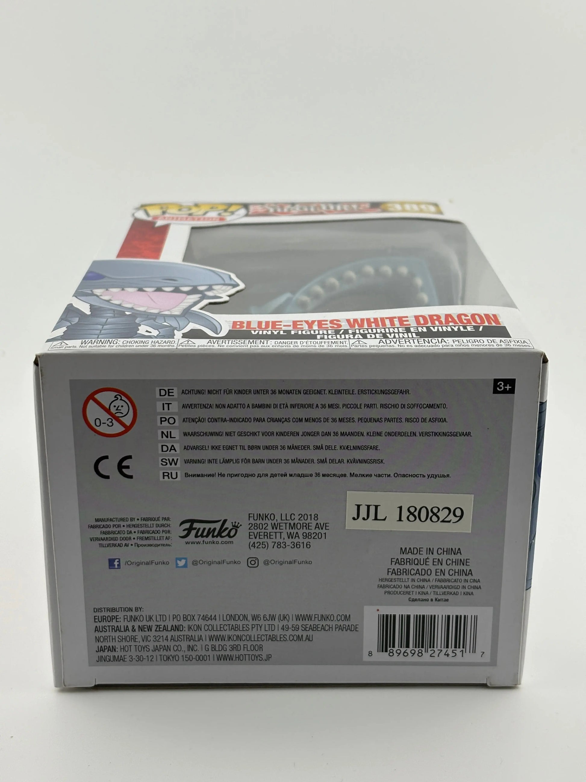 Blue Eyes White Dragon #389 Yu-Gi-Oh! Funko Pop Vinyl FRENLY BRICKS - Open 7 Days