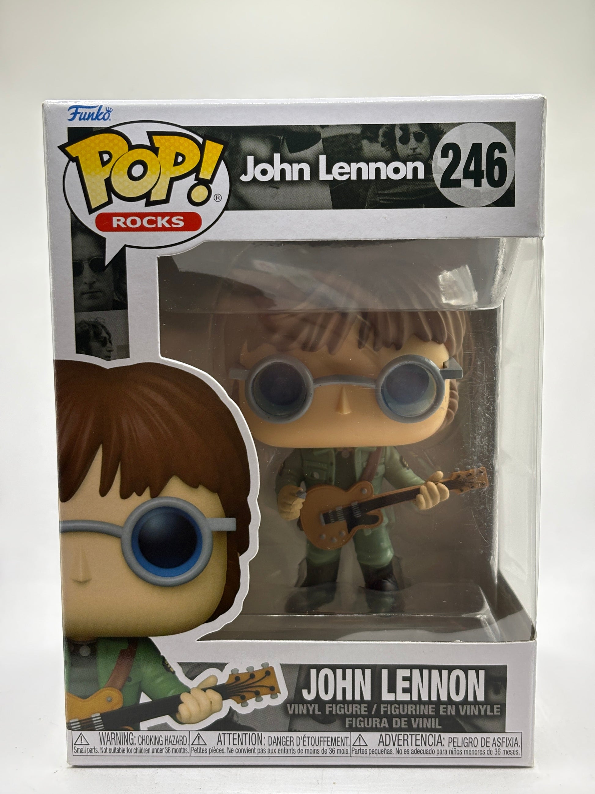 Funko POP! Rocks John Lennon #246 John Lennon Vinyl Figure FRENLY BRICKS - Open 7 Days