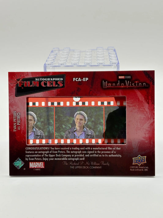 Evan Pieters as Pietro Autograph Film Cels #FCA-EP Wanda Vision Trading Card FRENLY BRICKS - Open 7 Days