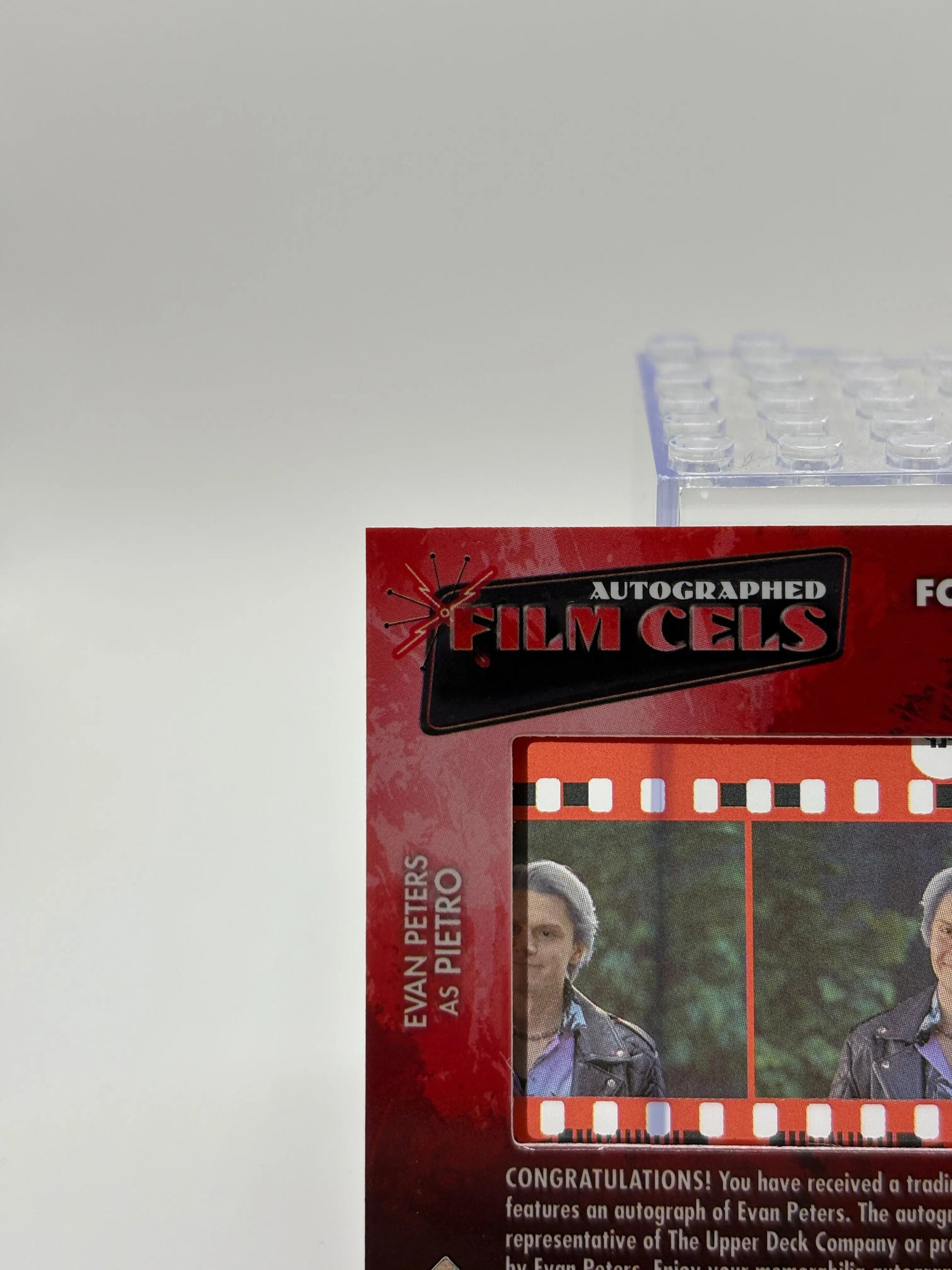 Evan Pieters as Pietro Autograph Film Cels #FCA-EP Wanda Vision Trading Card FRENLY BRICKS - Open 7 Days