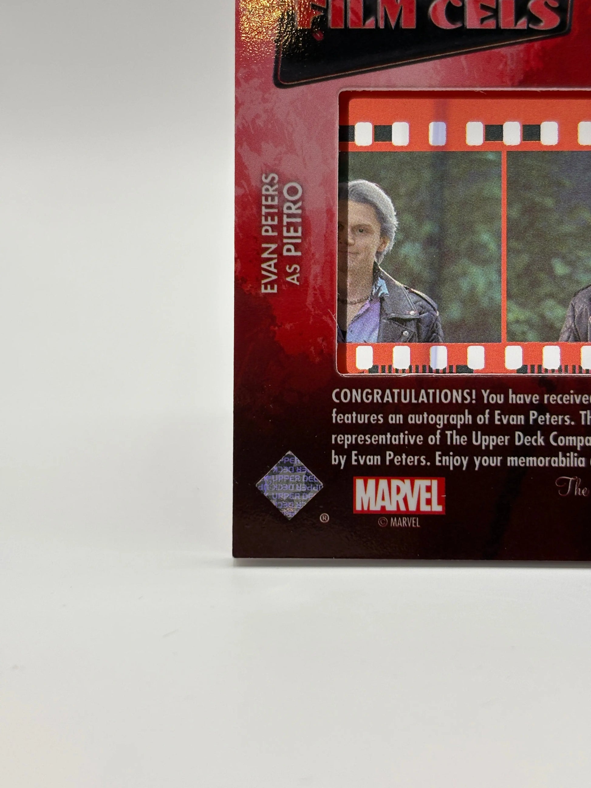 Evan Pieters as Pietro Autograph Film Cels #FCA-EP Wanda Vision Trading Card FRENLY BRICKS - Open 7 Days