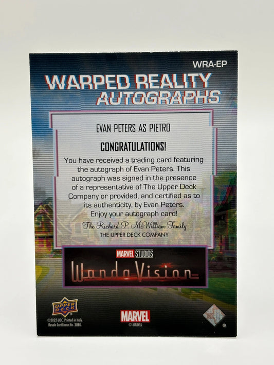 2022 Marvel WandaVision Warped Reality Evan Peters as Pietro Auto FRENLY BRICKS - Open 7 Days