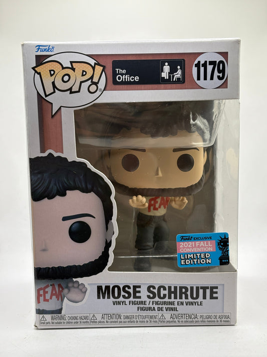 Funko POP! The Office #1179 Mose Schrute 2021 Fall Con FRENLY BRICKS - Open 7 Days