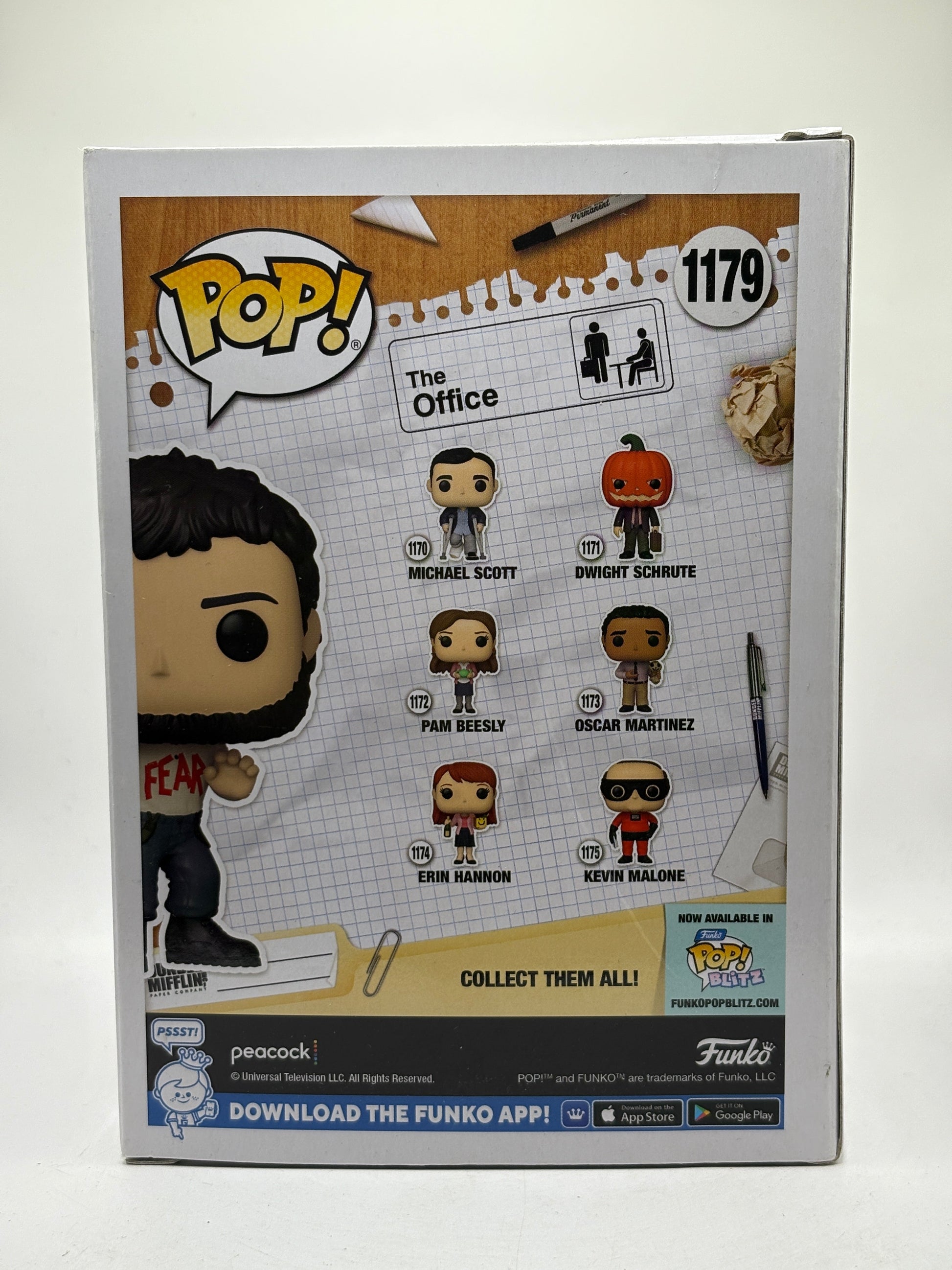 Funko POP! The Office #1179 Mose Schrute 2021 Fall Con FRENLY BRICKS - Open 7 Days