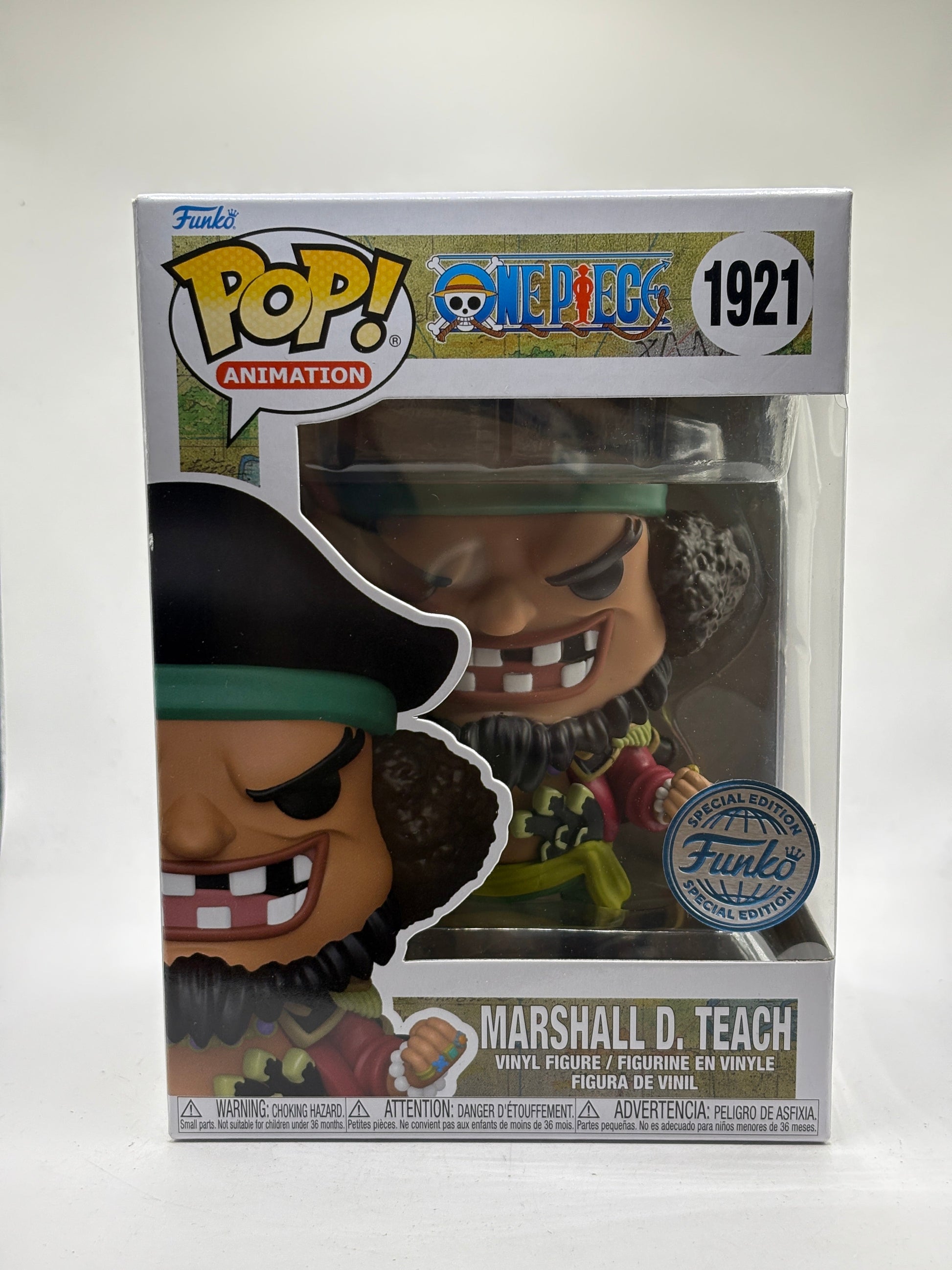 Funko POP! Animation One Piece #1921 Marshall D. Teach Special Edition FRENLY BRICKS - Open 7 Days