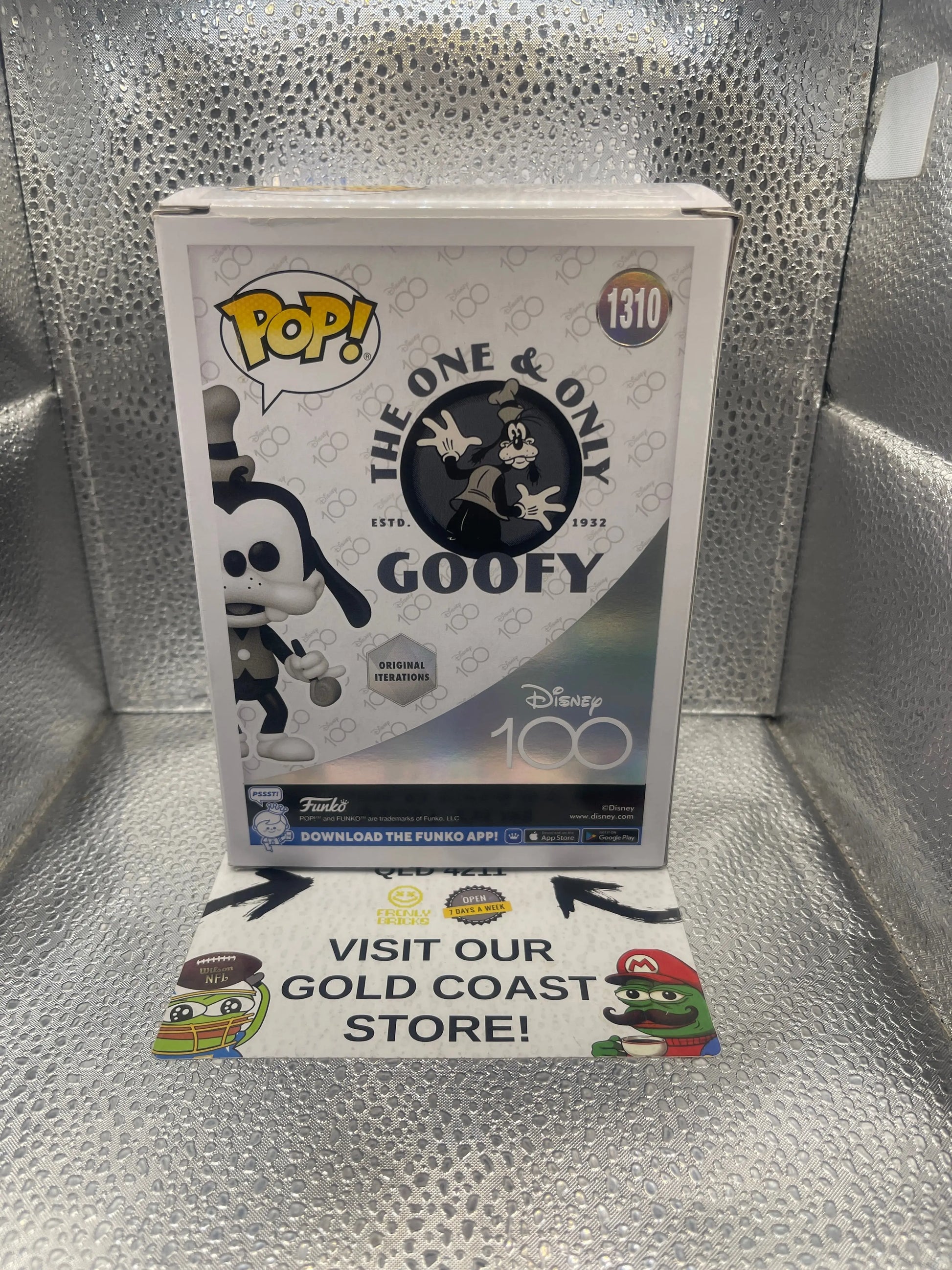 Funko Pop 1310 Disney 100 Goofy Vinyl Figure FRENLY BRICKS - Open 7 Days