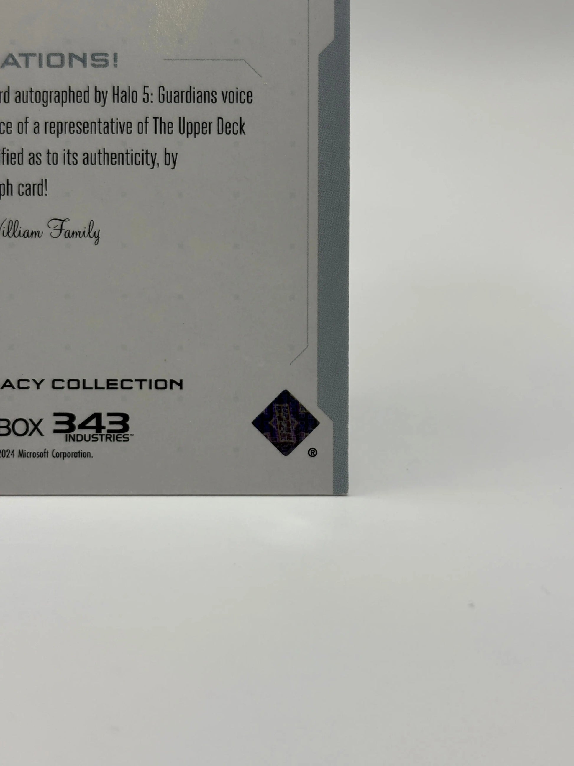 2024 UD Halo Legacy Collection Voice Talent Index Britt Baron as Linda-058 Auto FRENLY BRICKS - Open 7 Days