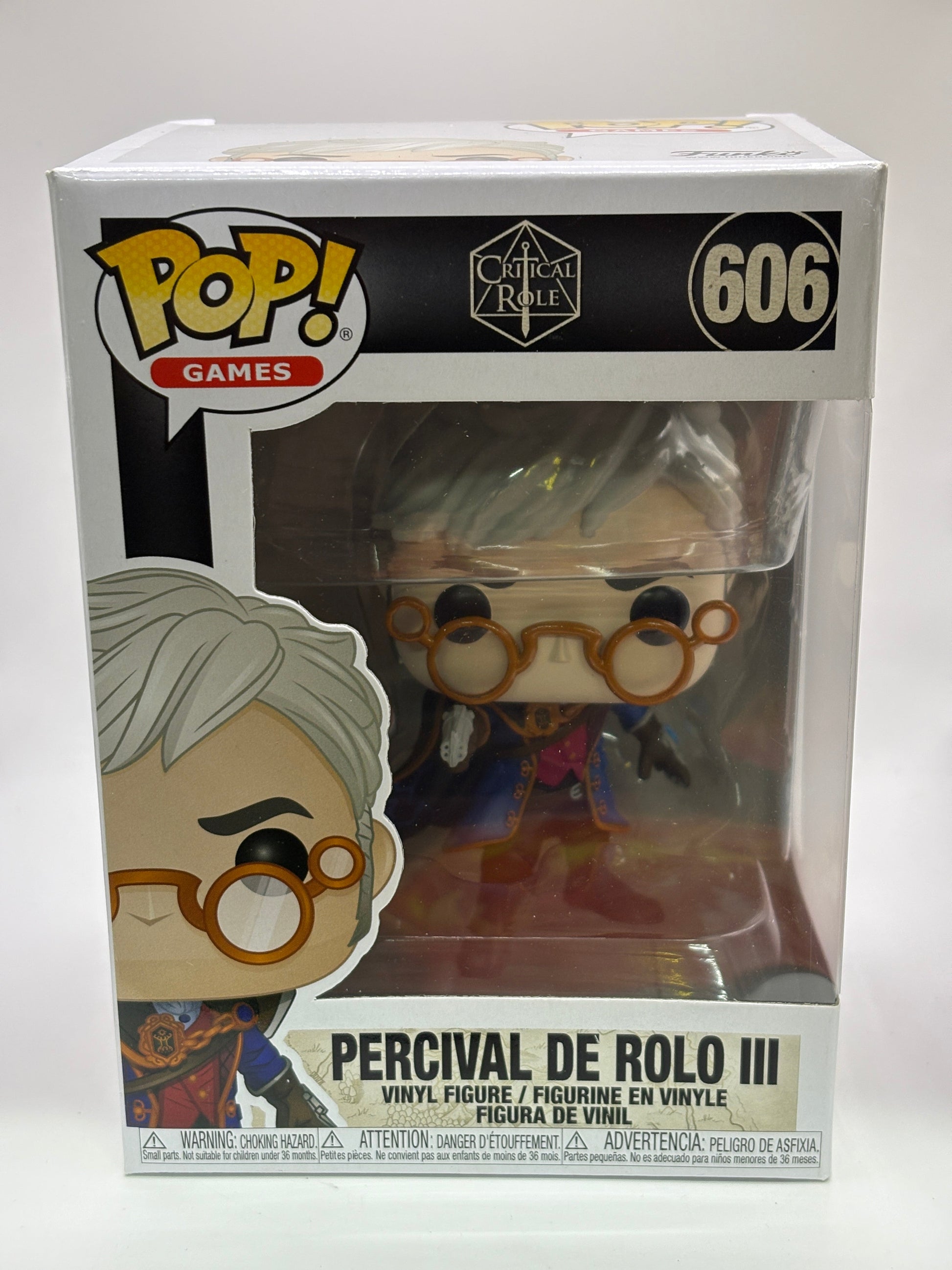 Funko POP! Games Critical Role #606 Percival De Rolo III Vinyl Figure FRENLY BRICKS - Open 7 Days