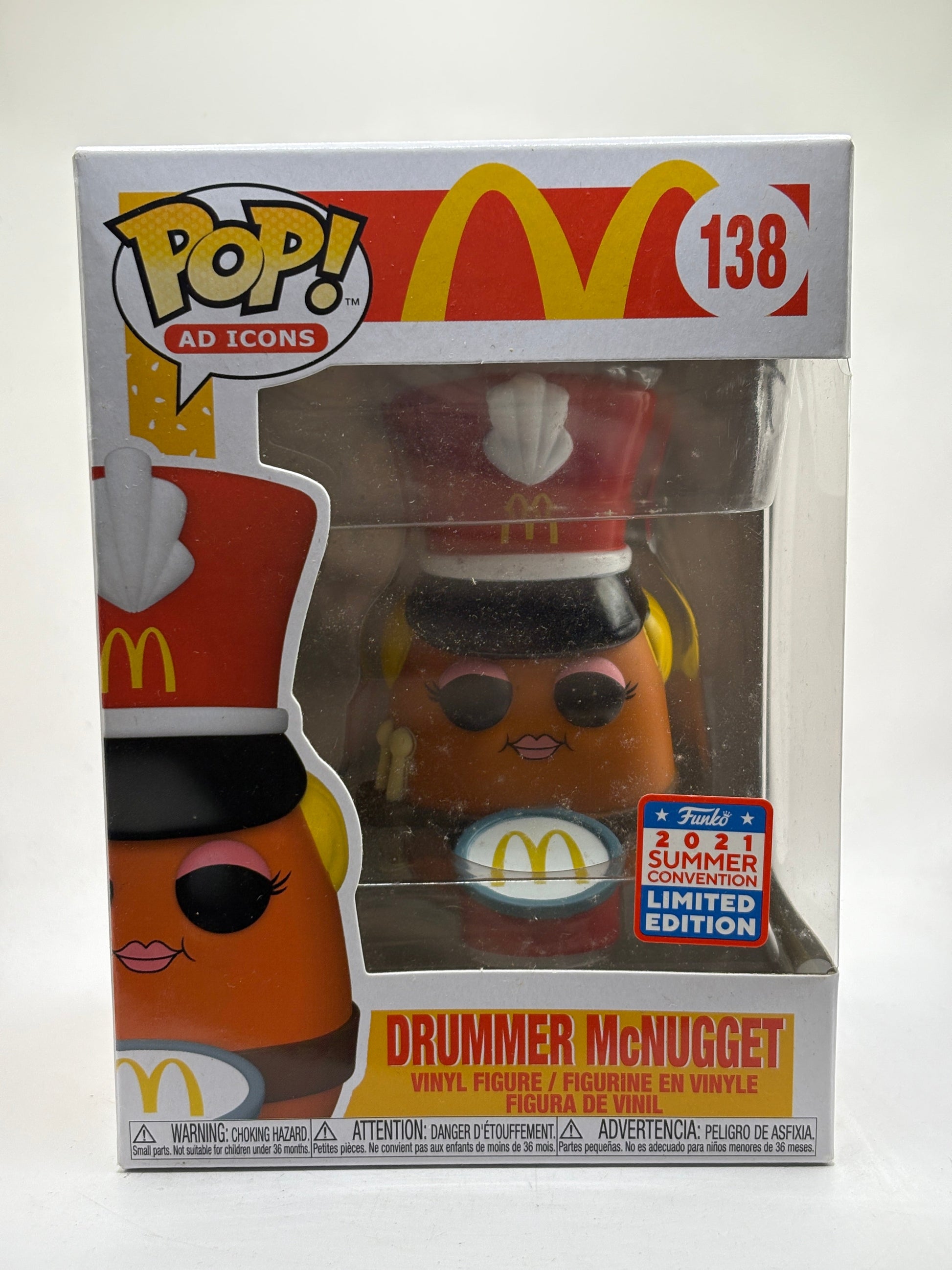Funko POP! Ad Icons McDonalds #138 Drummer McNugget 2021 Summer FRENLY BRICKS - Open 7 Days
