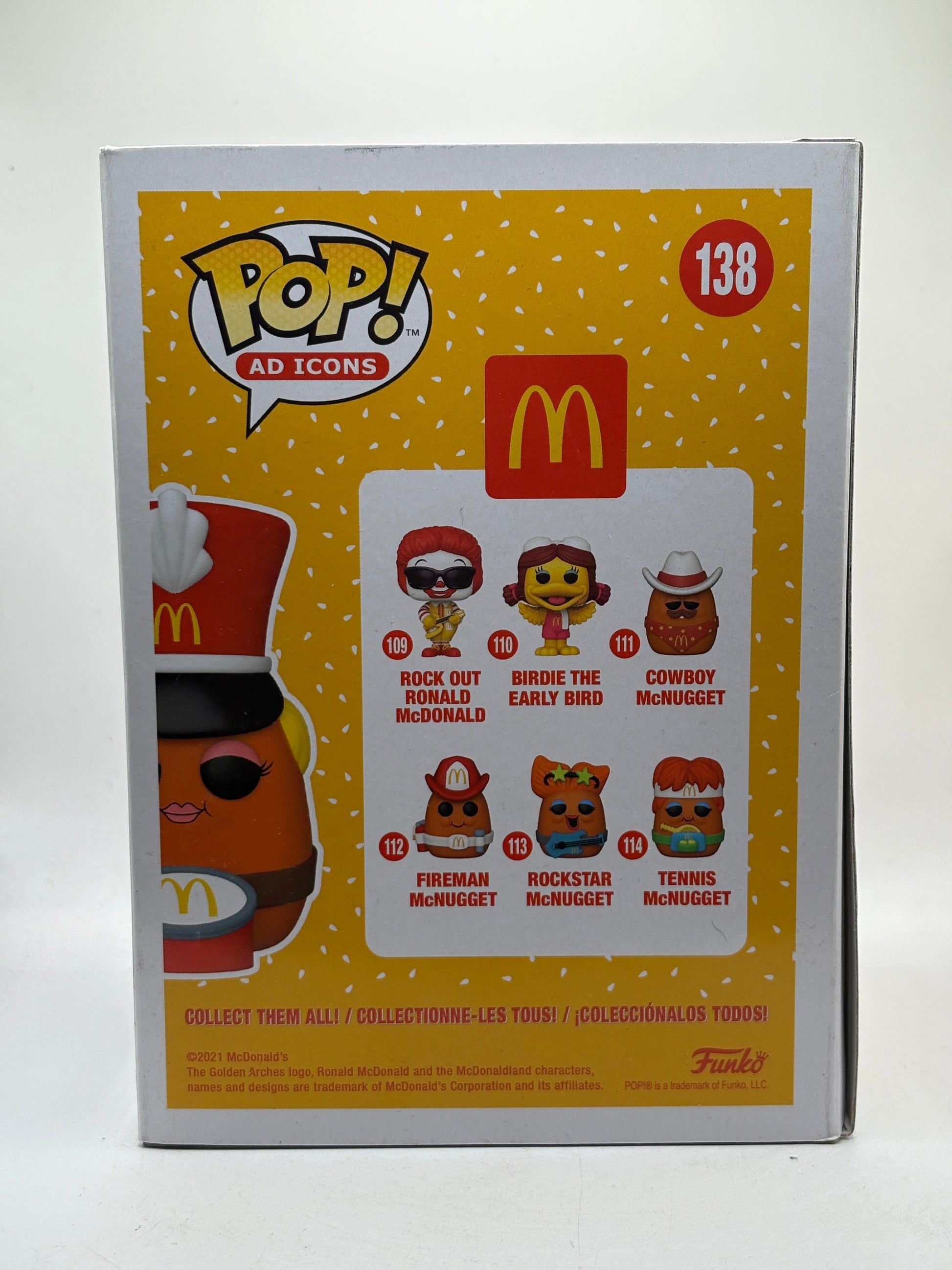 Funko POP! Ad Icons McDonalds #138 Drummer McNugget 2021 Summer FRENLY BRICKS - Open 7 Days