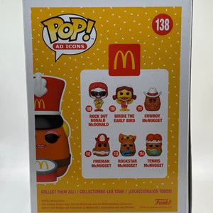 Funko POP! Ad Icons McDonalds #138 Drummer McNugget 2021 Summer FRENLY BRICKS - Open 7 Days