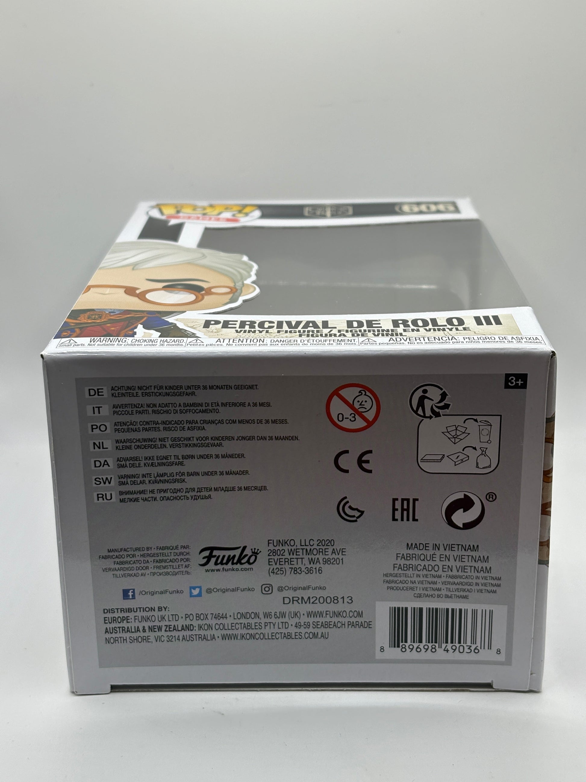 Funko POP! Games Critical Role #606 Percival De Rolo III Vinyl Figure FRENLY BRICKS - Open 7 Days