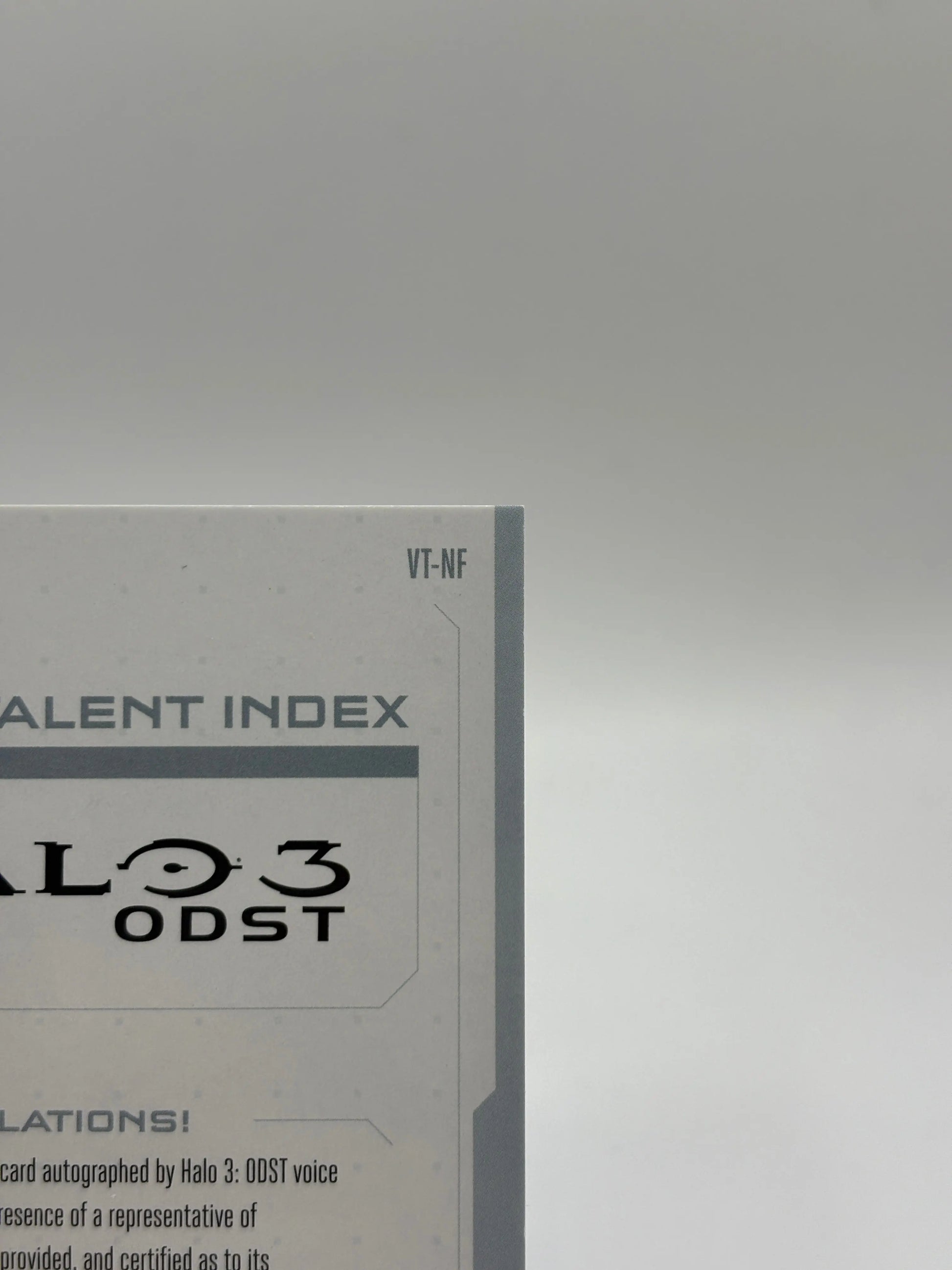 2023 Upper Deck Halo Legacy Nathan Fillion Edward Buck Voice Talent Auto VT-NF FRENLY BRICKS - Open 7 Days