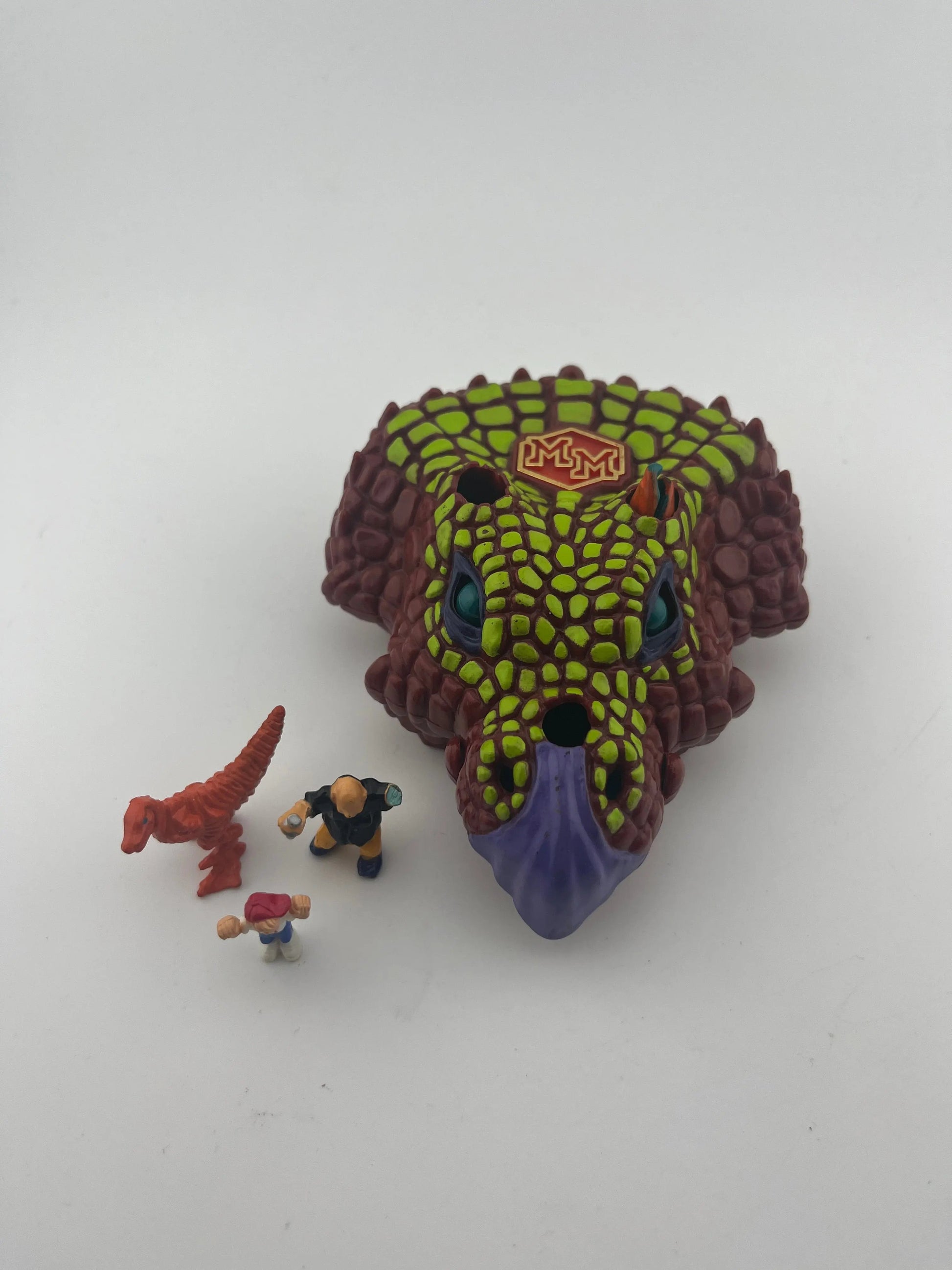 1993 Bluebird Toys Mighty Max Blows Up Dino Lab Doom Zone Playset FRENLY BRICKS - Open 7 Days