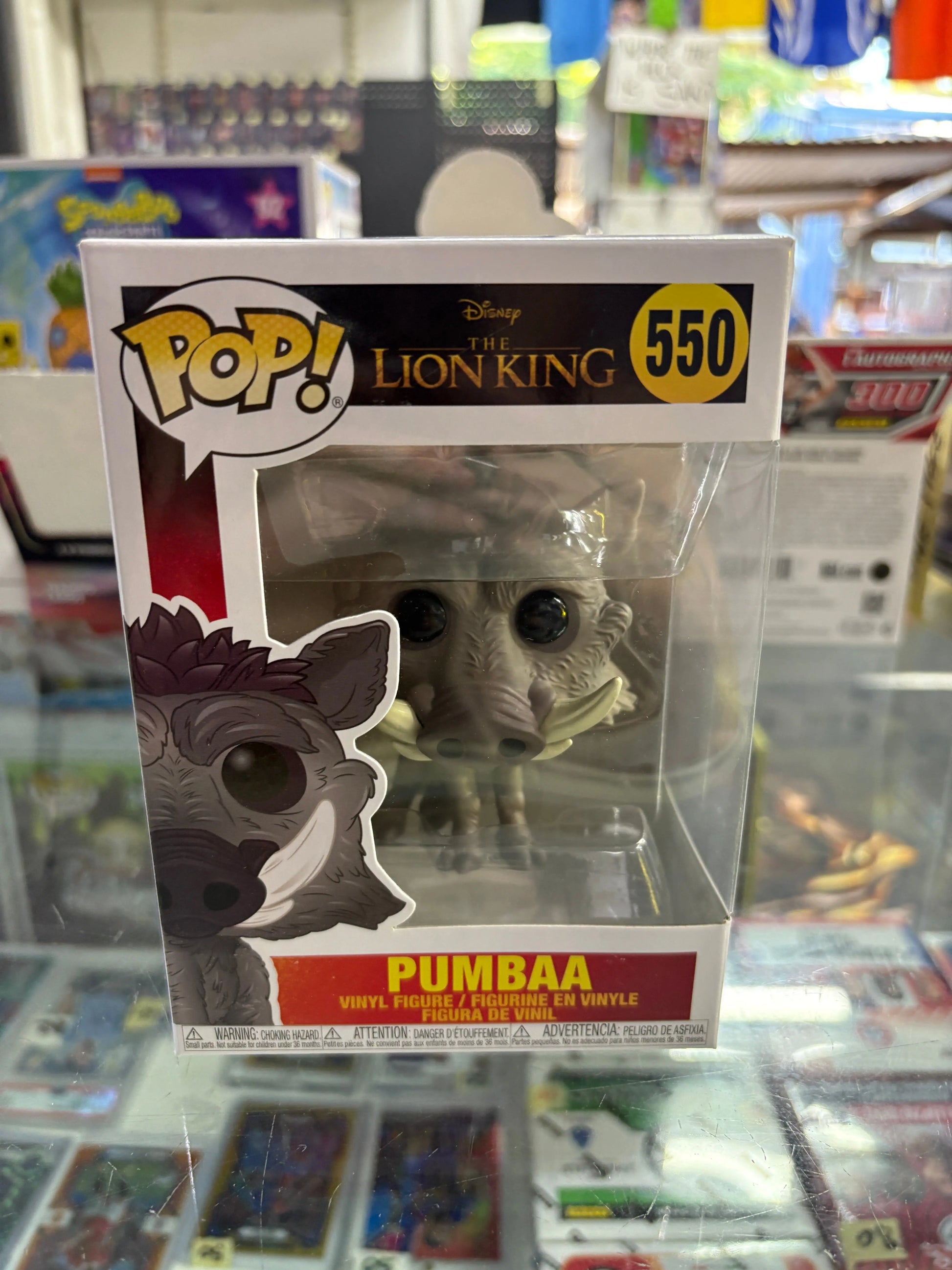 Funko POP! The Lion King #550 Pumbaa FRENLY BRICKS - Open 7 Days
