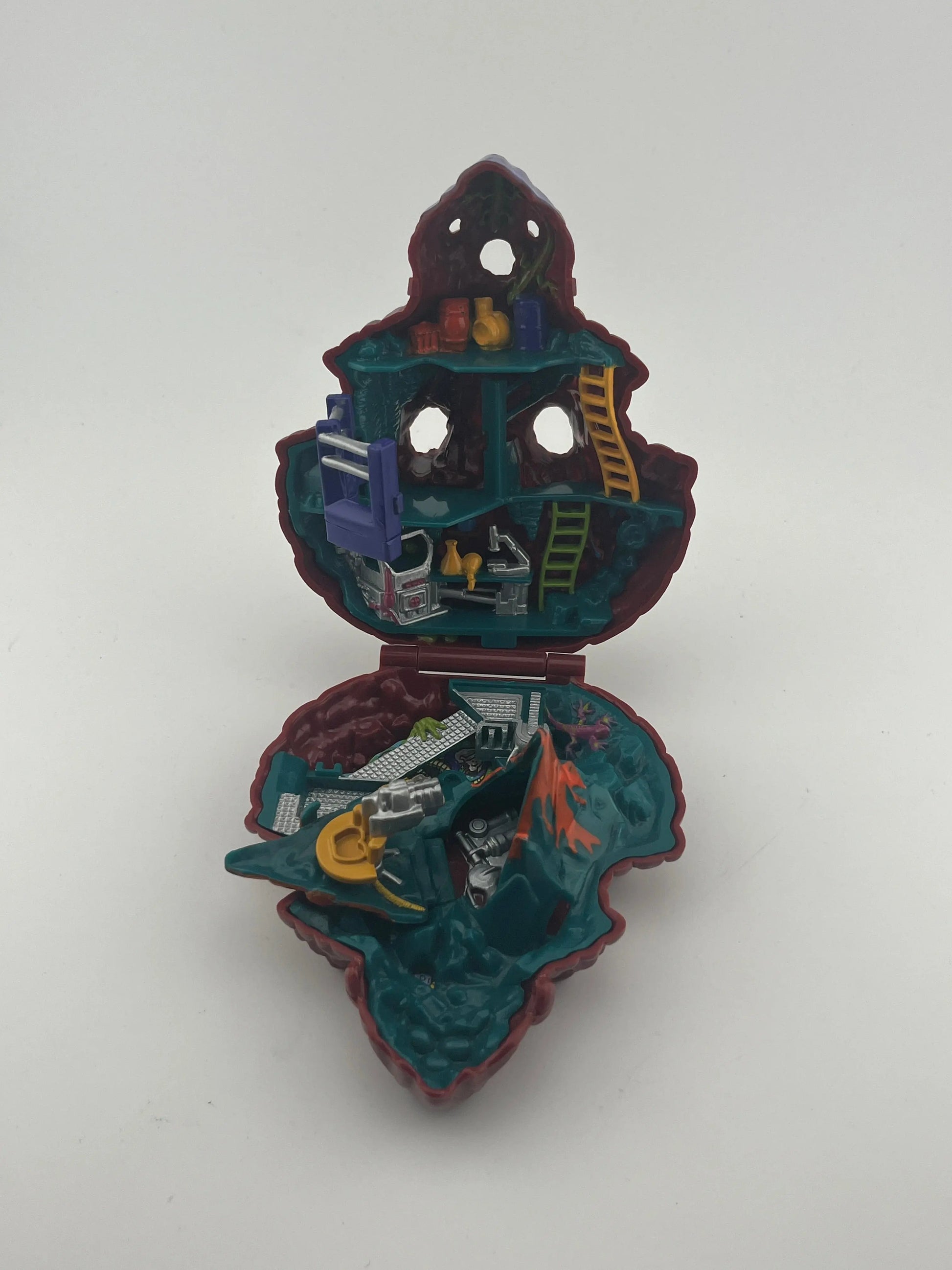 1993 Bluebird Toys Mighty Max Blows Up Dino Lab Doom Zone Playset FRENLY BRICKS - Open 7 Days