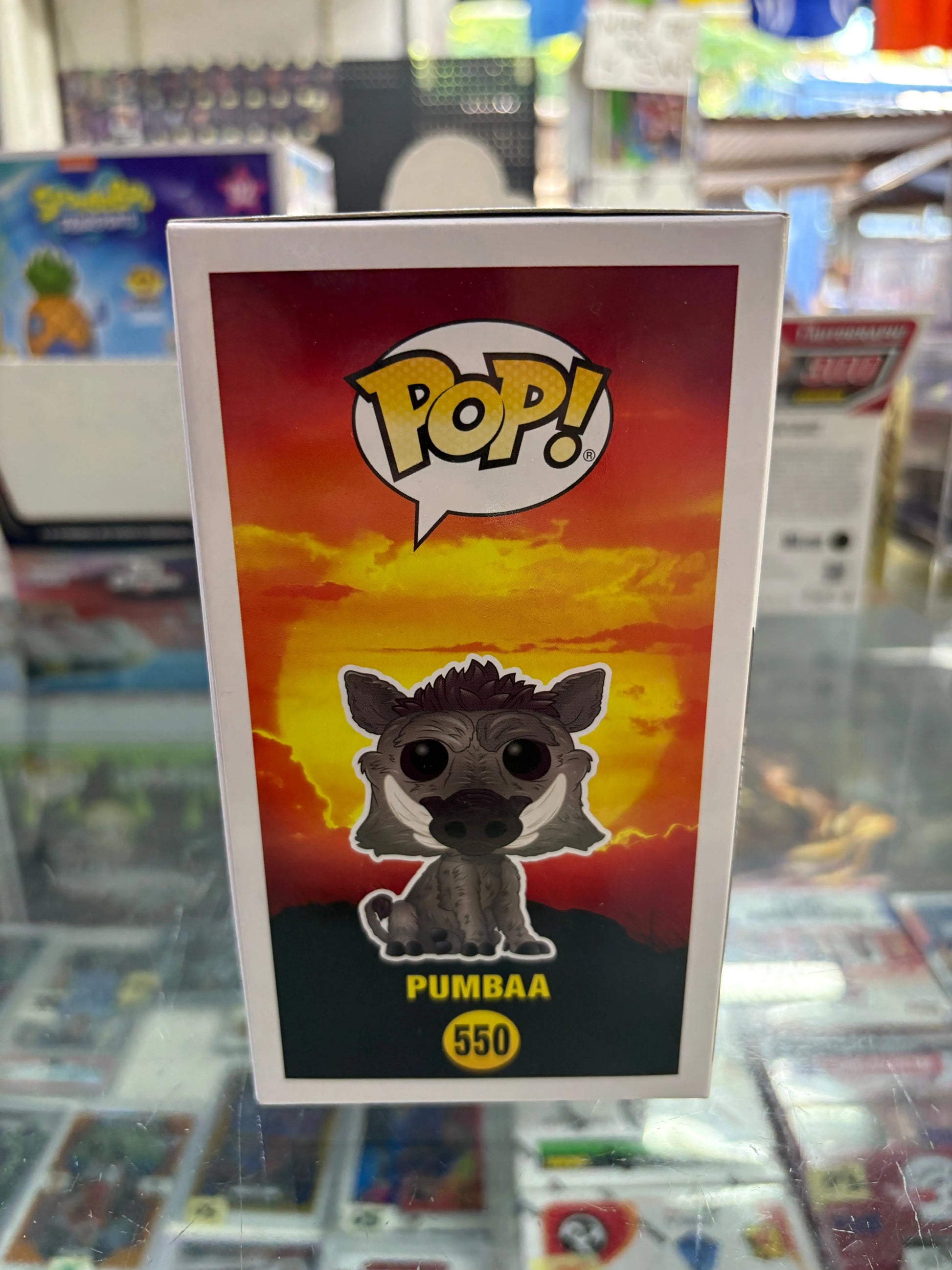 Funko POP! The Lion King #550 Pumbaa FRENLY BRICKS - Open 7 Days