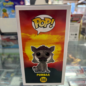 Funko POP! The Lion King #550 Pumbaa FRENLY BRICKS - Open 7 Days
