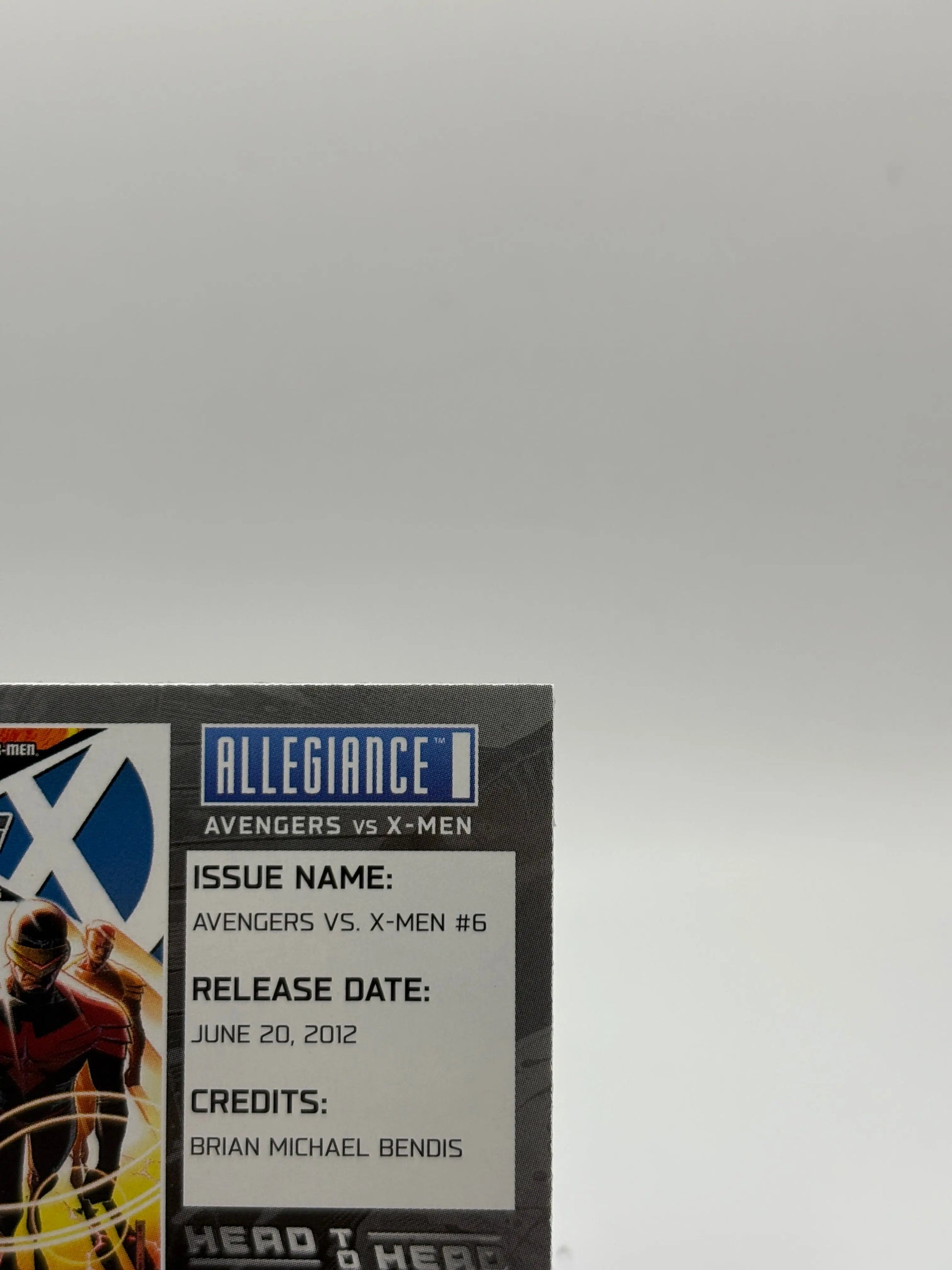 2023 Upper Deck Allegiance Avengers vs X-Men Head to Comic Clippings Auto CC-23 FRENLY BRICKS - Open 7 Days