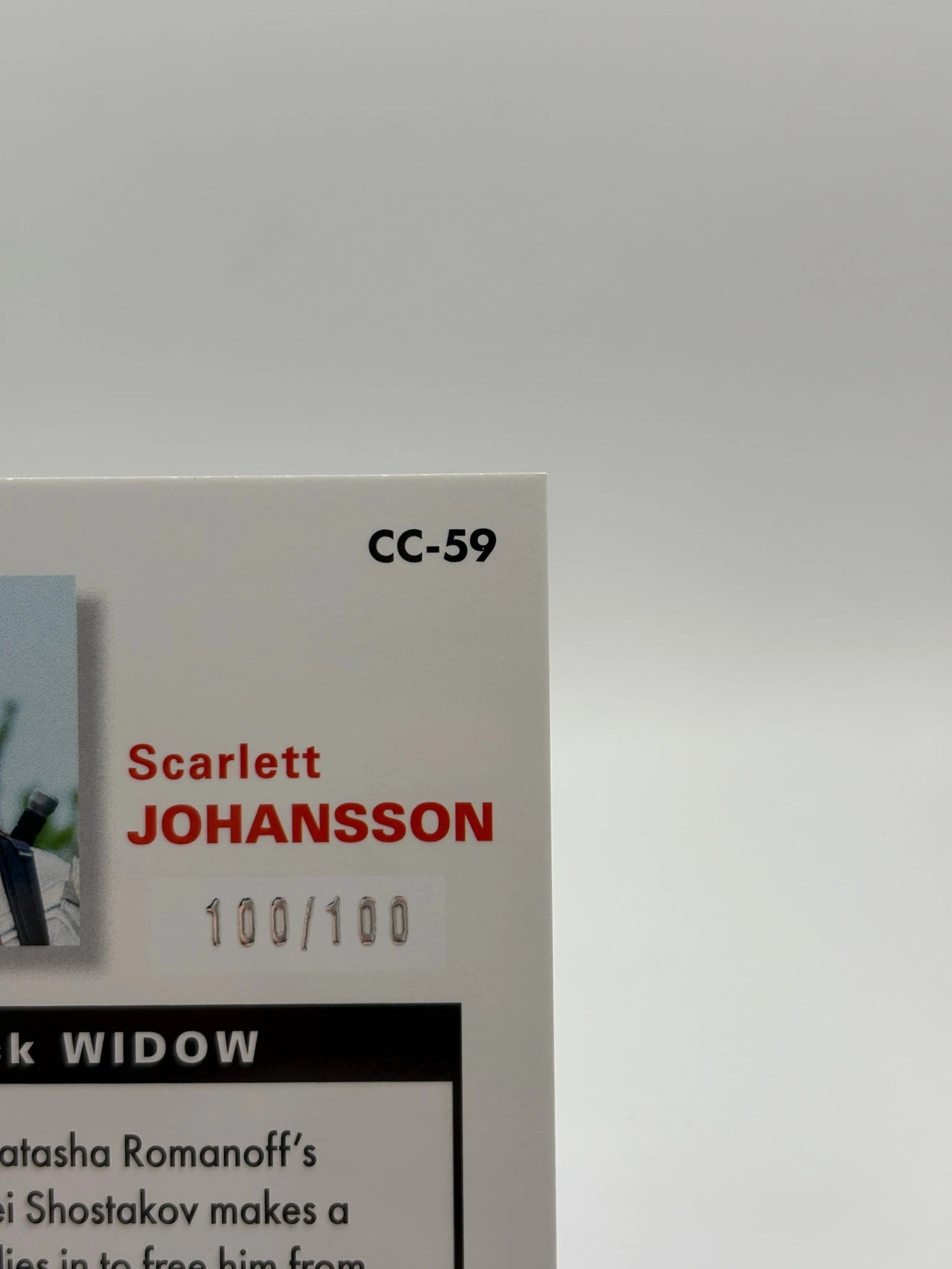 2024 Marvel Studios Series 2 Silver Script Scarlett Johansson as Black Widow 100/100 ! FRENLY BRICKS - Open 7 Days