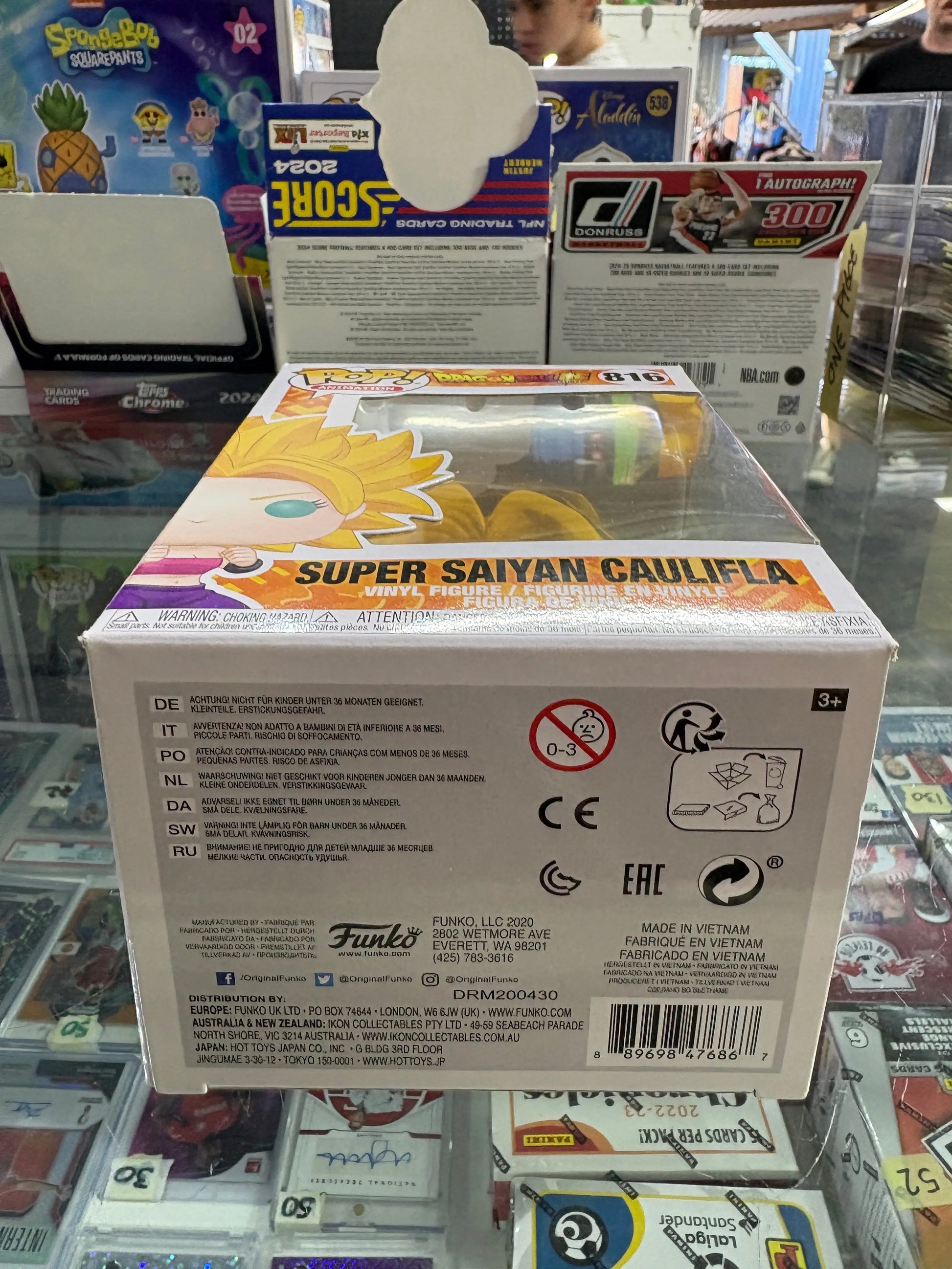 Funko Pop! Vinyl: Dragon Ball - Super Saiyan Caulifla #816 FRENLY BRICKS - Open 7 Days