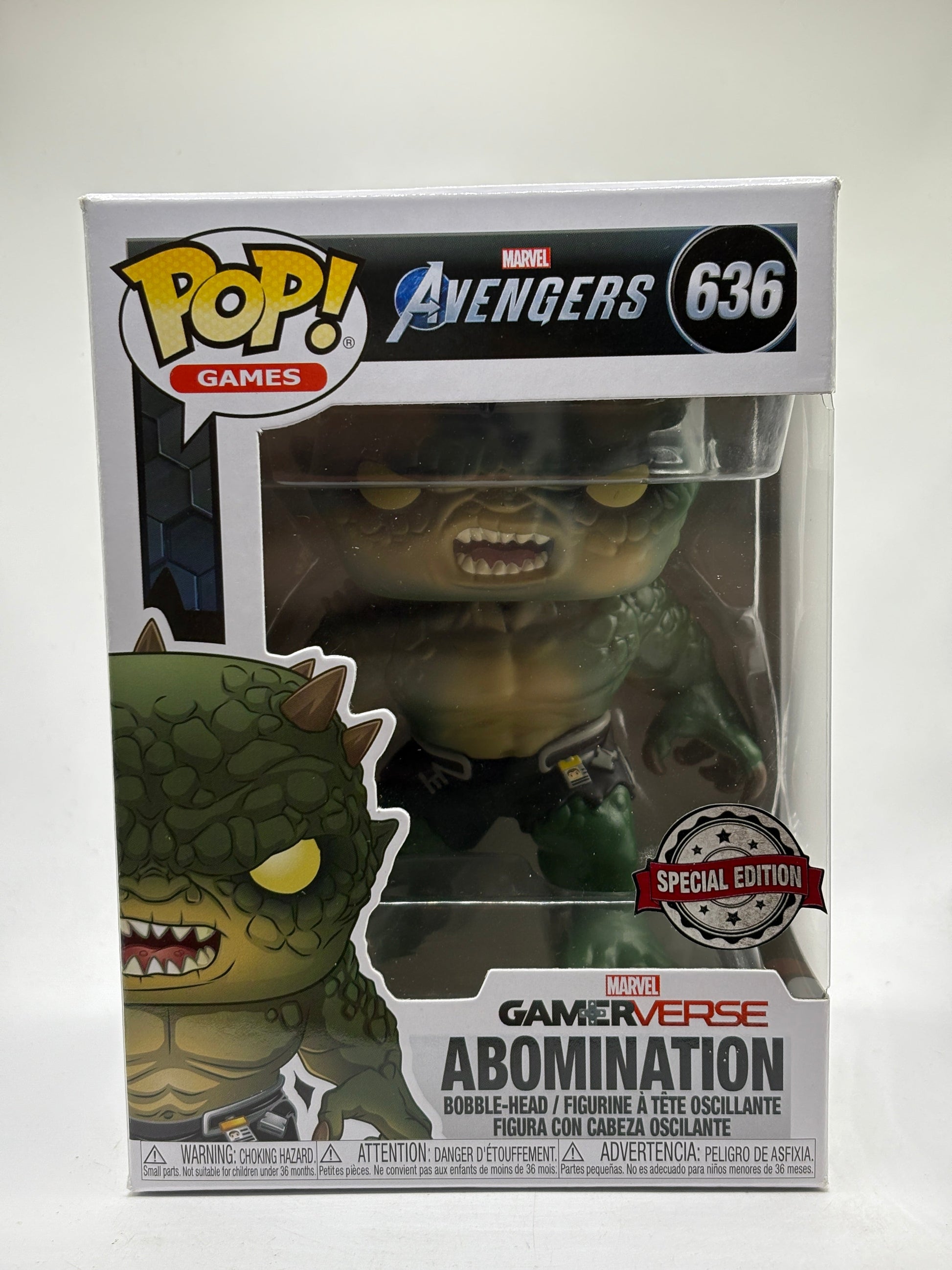 Funko POP! Games Marvel Avengers #636 Abomination Special Edition FRENLY BRICKS - Open 7 Days