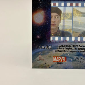 2023 Upper Deck Marvel Eternals Barry Keoghan Film Cel Auto #FCA-BK FRENLY BRICKS - Open 7 Days