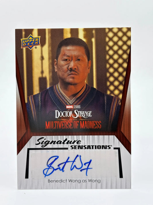 2024 Marvel Studios Series 2 Signature Sensations Benedict Wong as Wong Auto SS-BG (1) FRENLY BRICKS - Open 7 Days