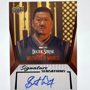 2024 Marvel Studios Series 2 Signature Sensations Benedict Wong as Wong Auto SS-BG (1) FRENLY BRICKS - Open 7 Days