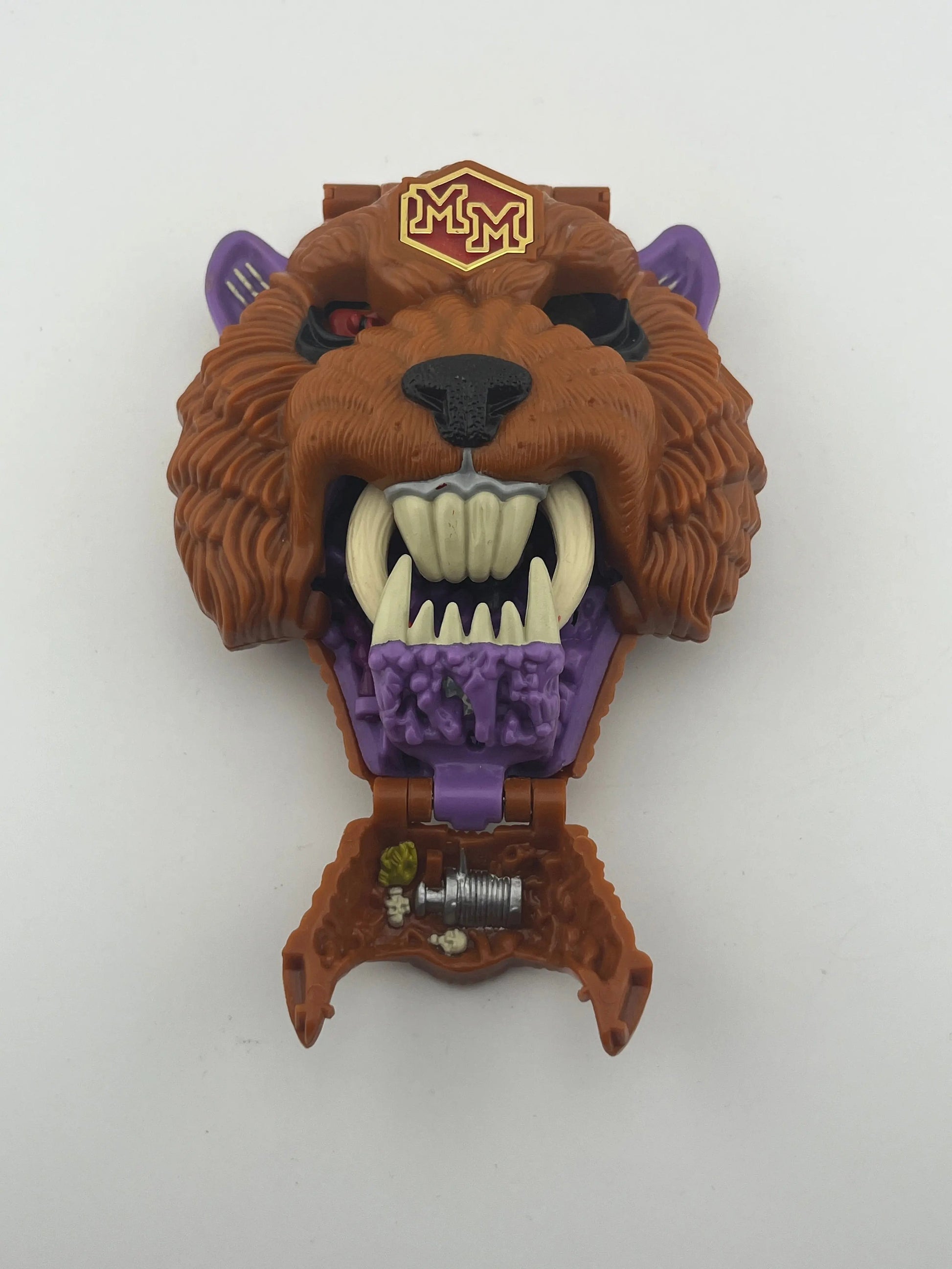 Mighty Max Grapples with Battle Cat Bluebird 1993 Doom Zone FRENLY BRICKS - Open 7 Days